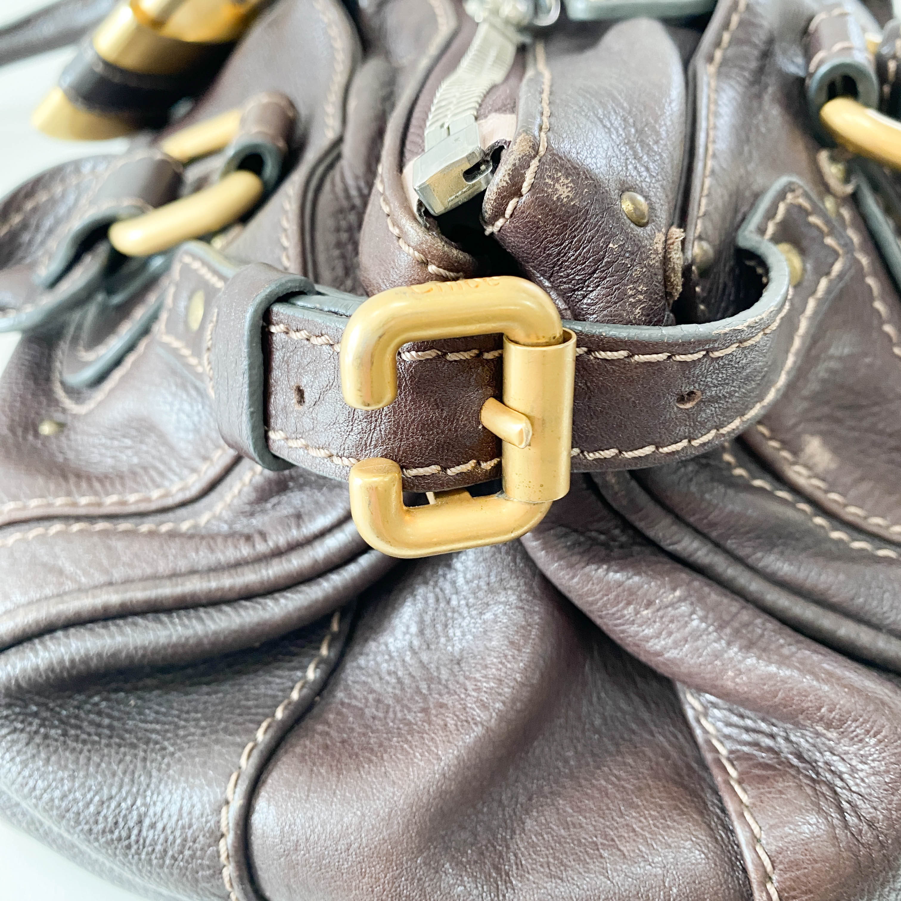 Paddington Brown Leather Shoulder Bag