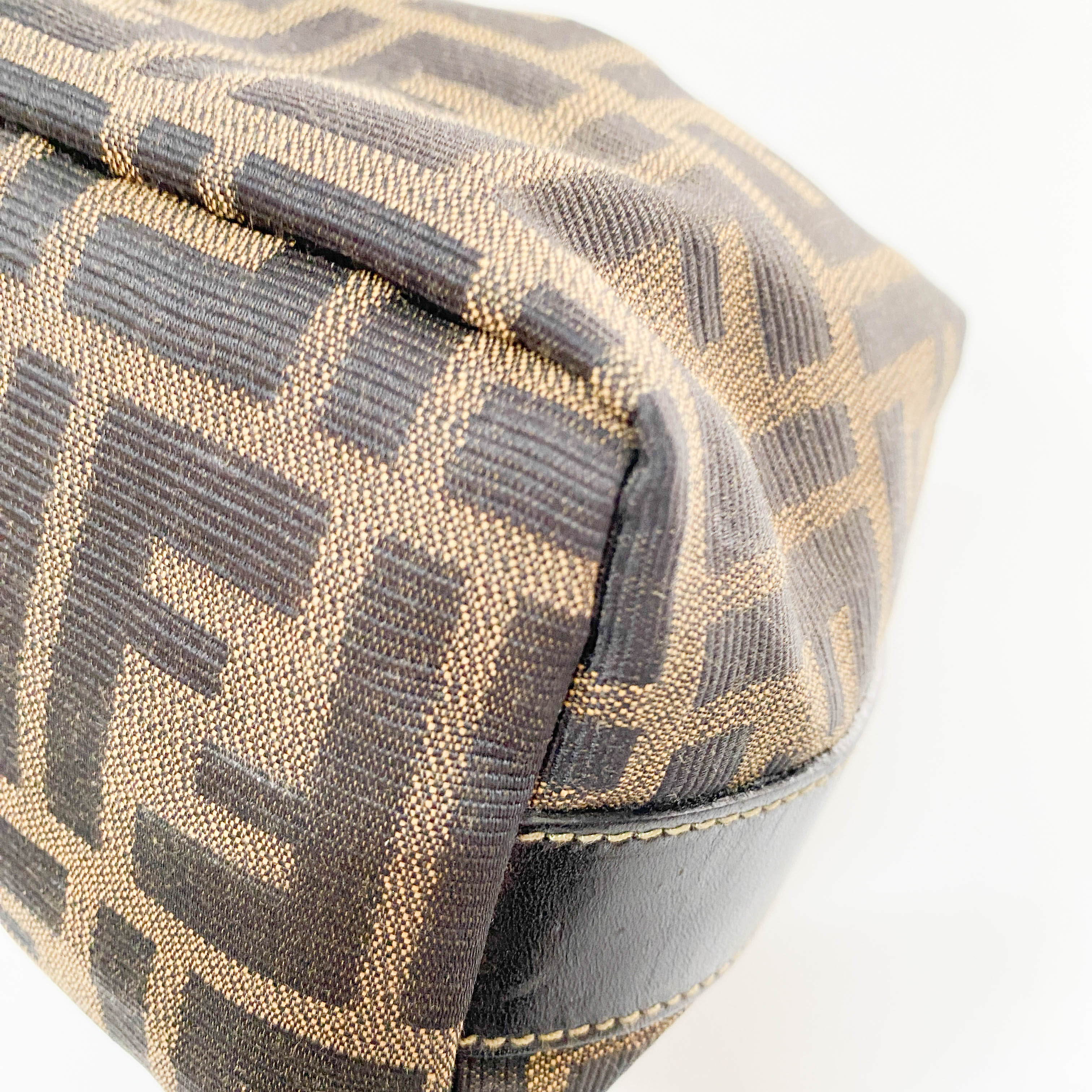 Zucca Small Brown Canvas Handbag