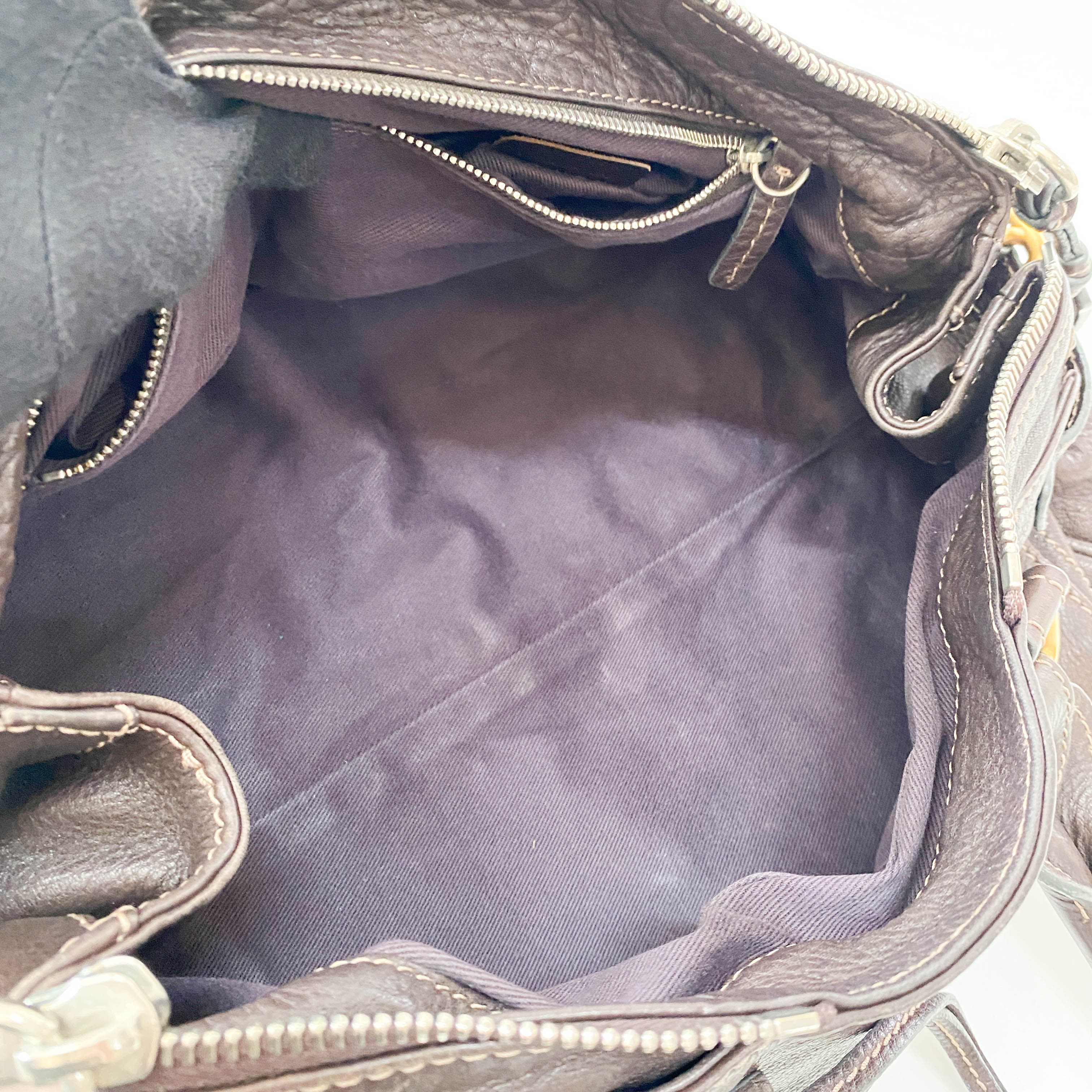 Paddington Brown Leather Shoulder Bag