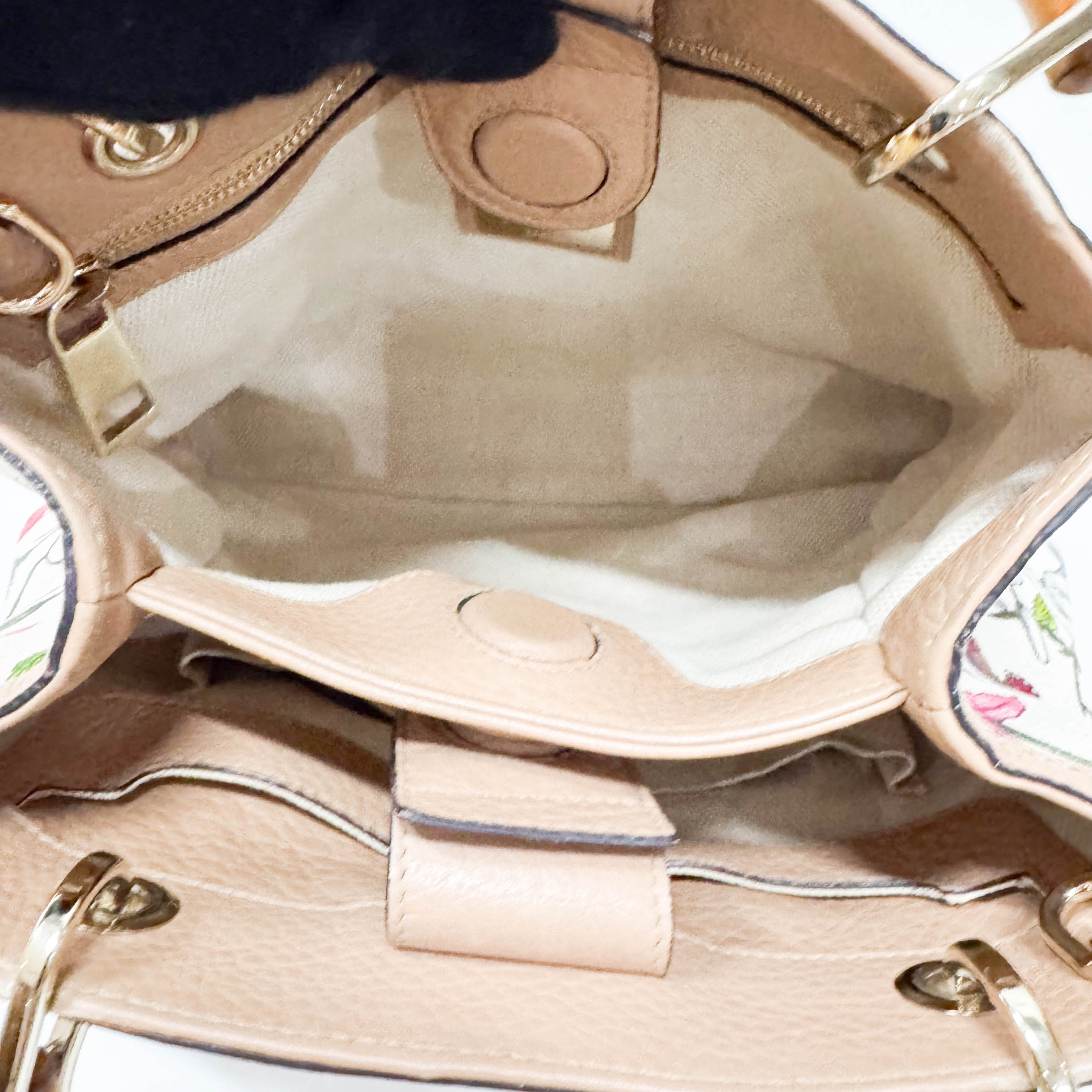 Bamboo Multi-colour Floral Canvas Bag