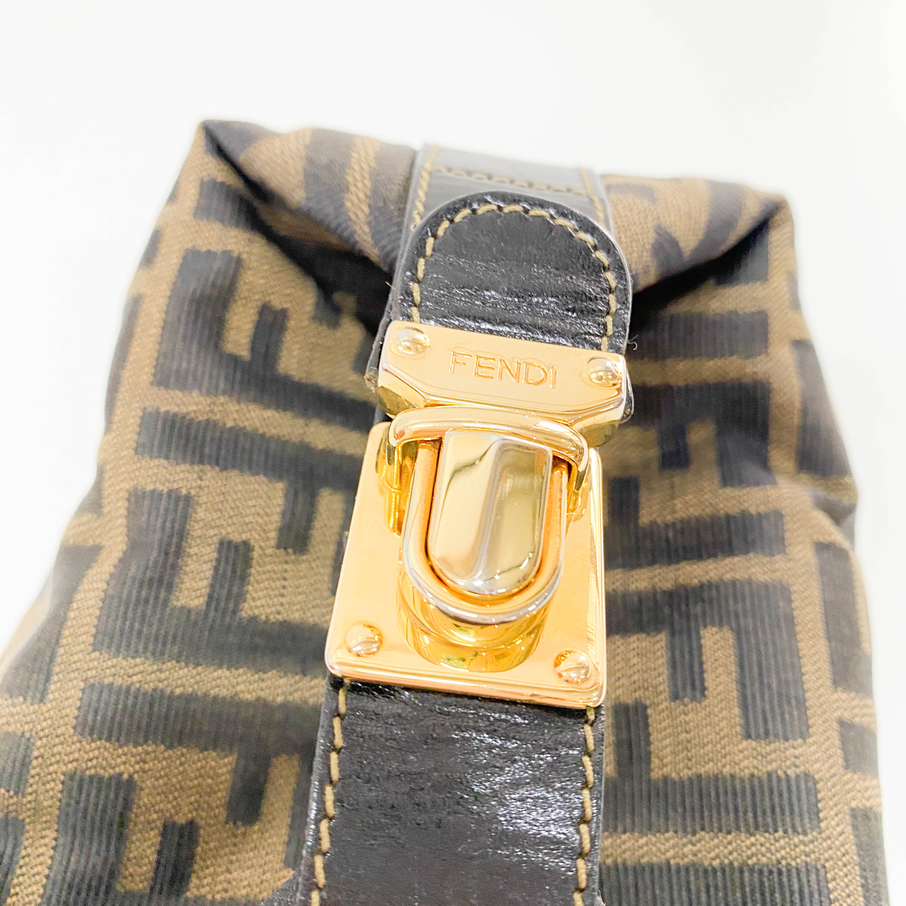 Zucca Small Brown Canvas Handbag