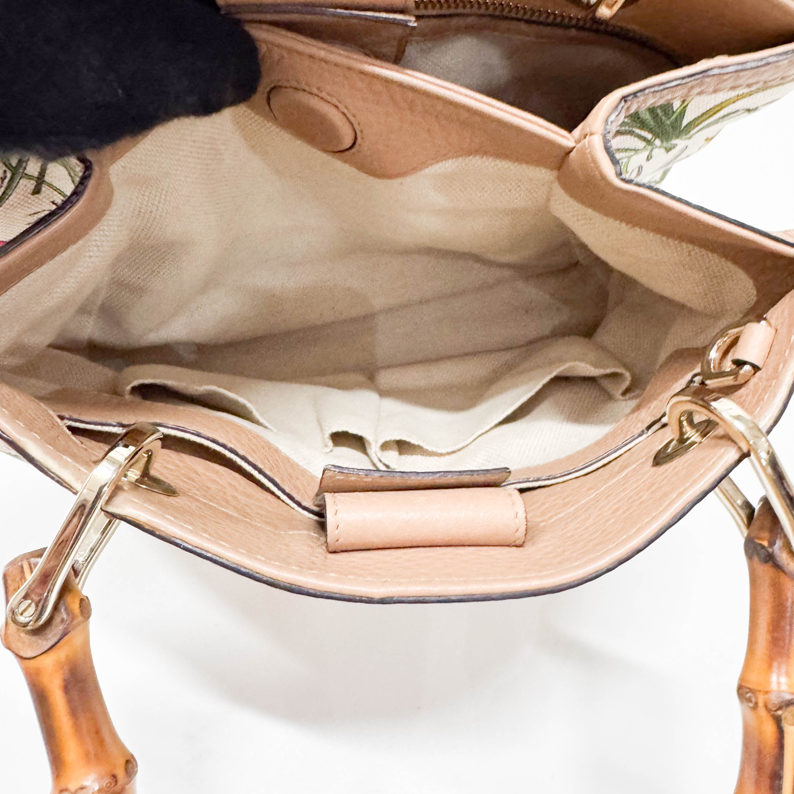 Bamboo Multi-colour Floral Canvas Bag