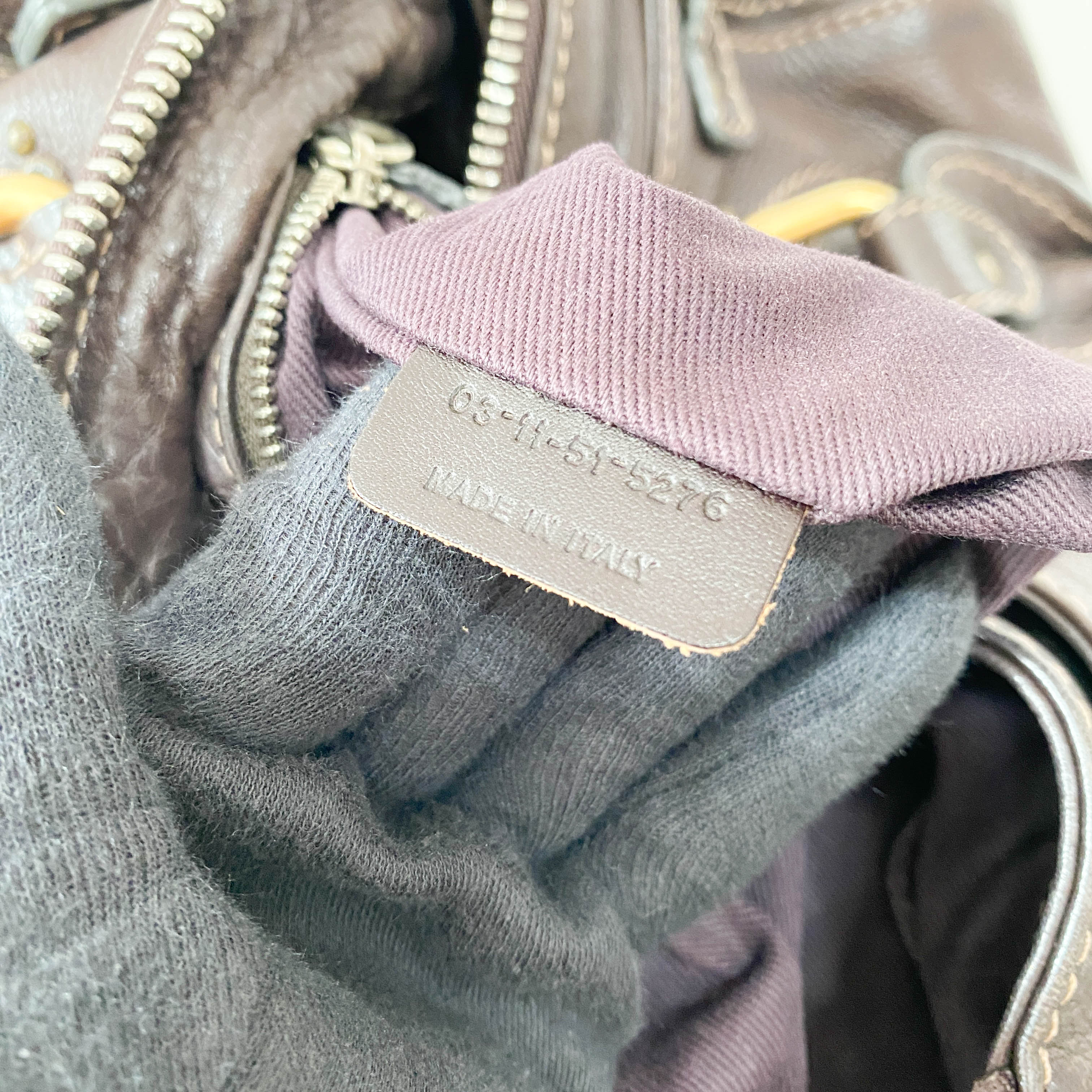 Paddington Brown Leather Shoulder Bag