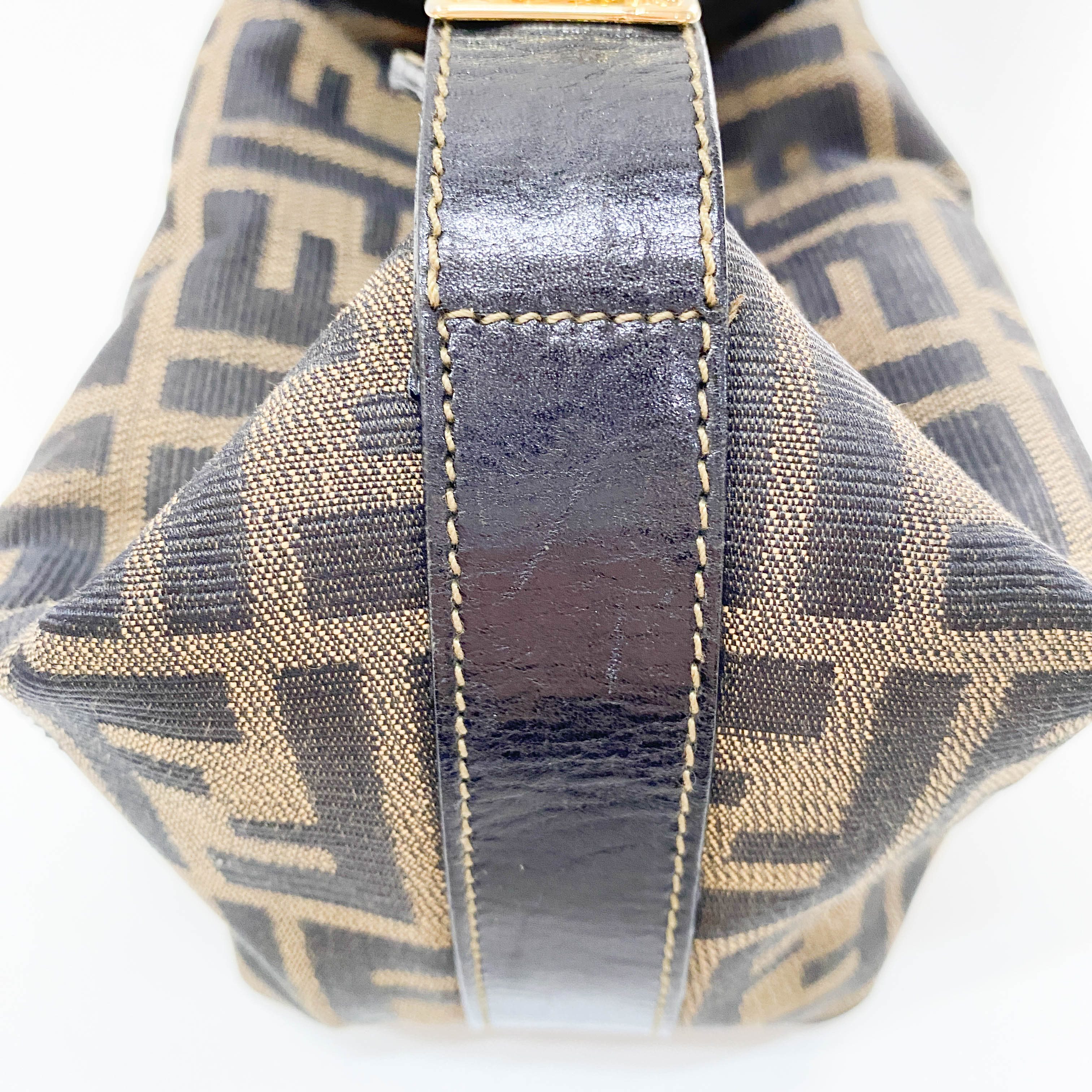 Zucca Small Brown Canvas Handbag