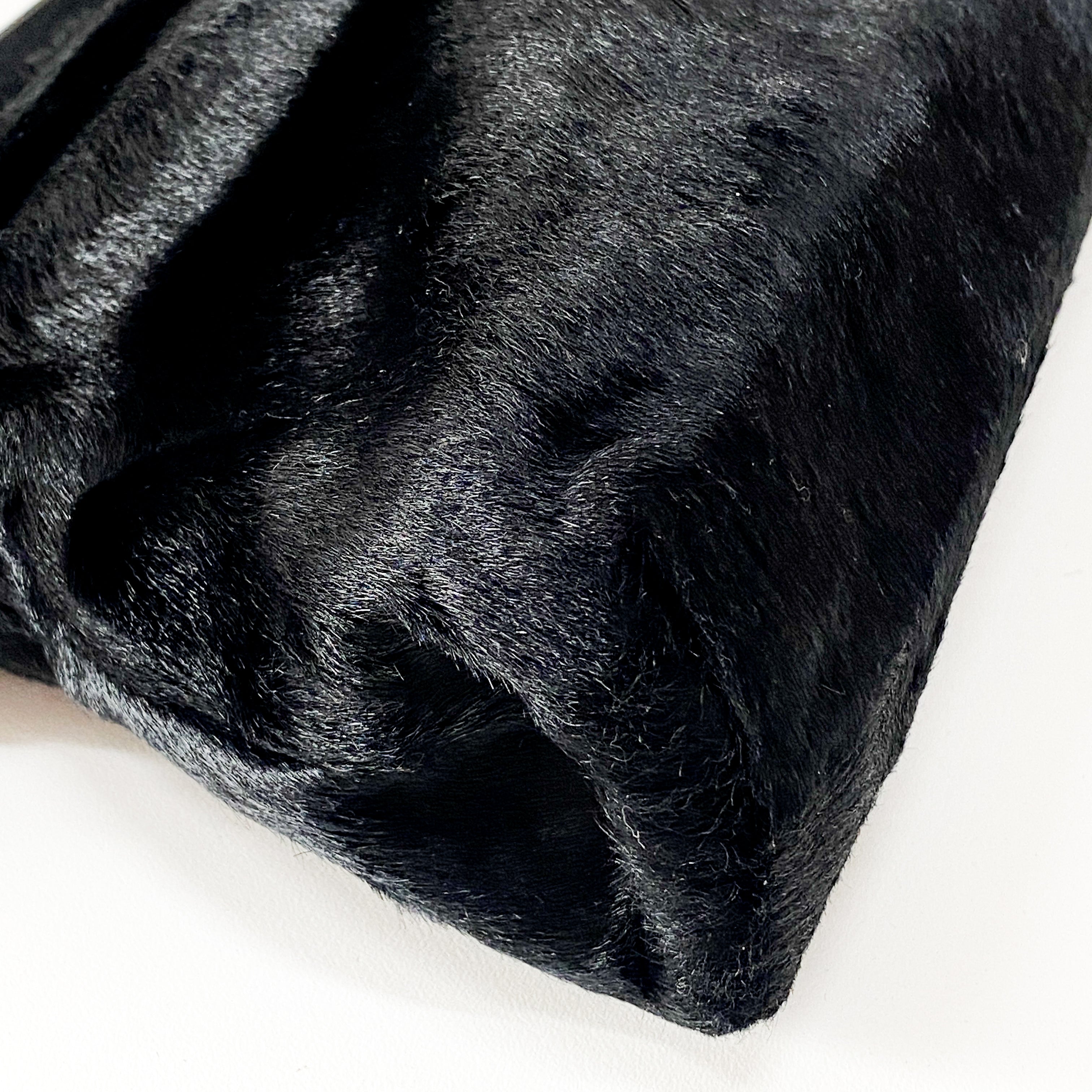 Black Pony Hair Shoulder Bag