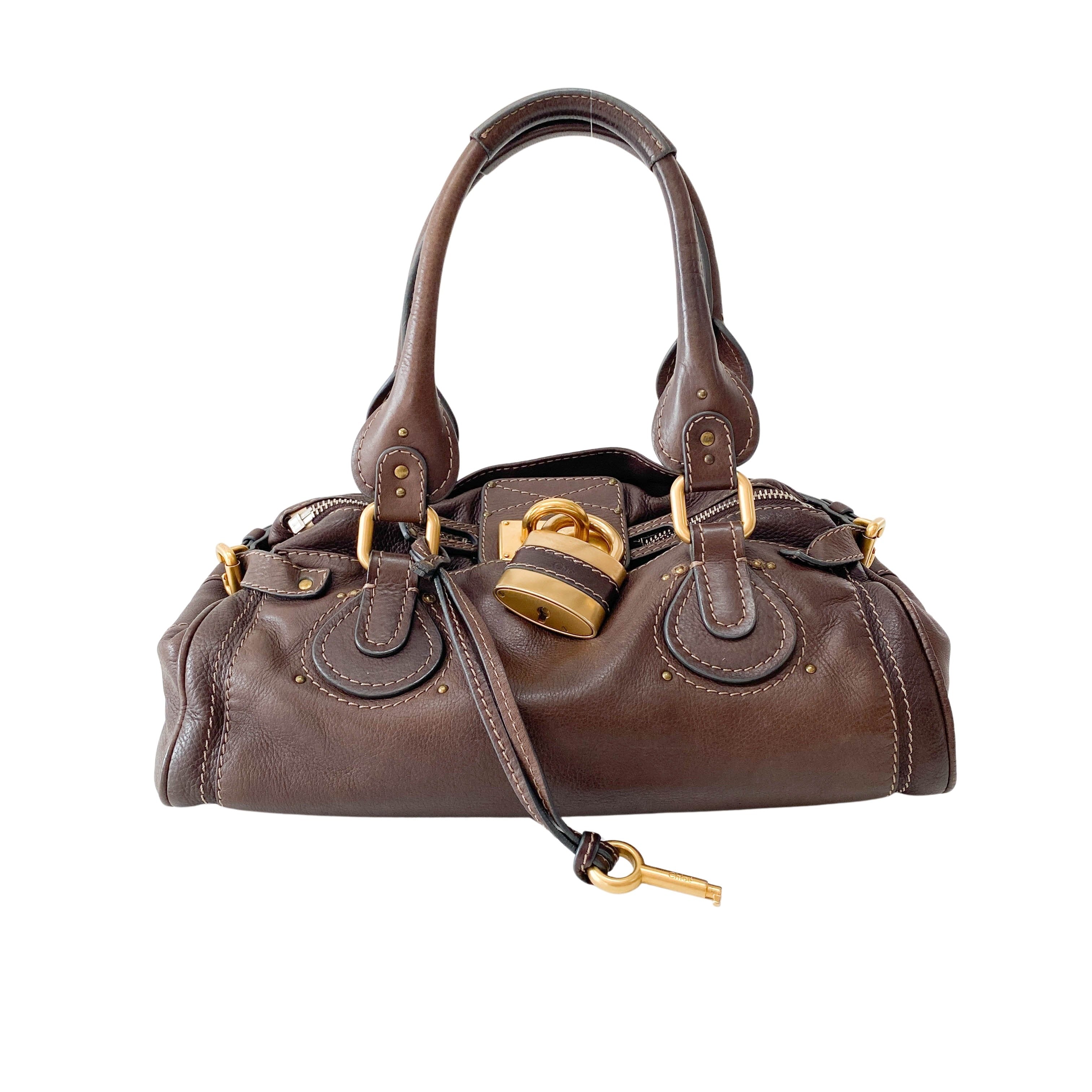 Paddington Brown Leather Shoulder Bag