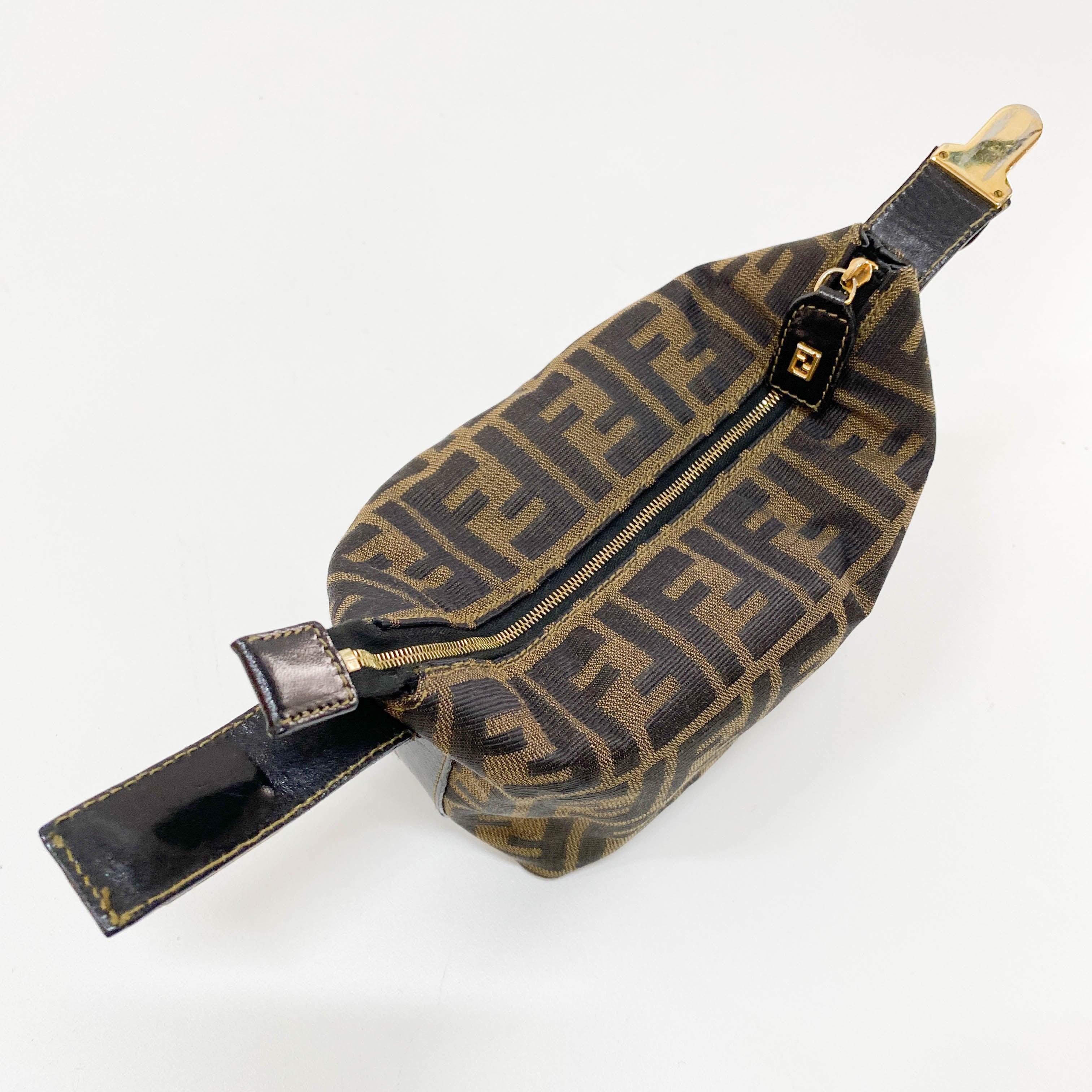 Zucca Small Brown Canvas Handbag