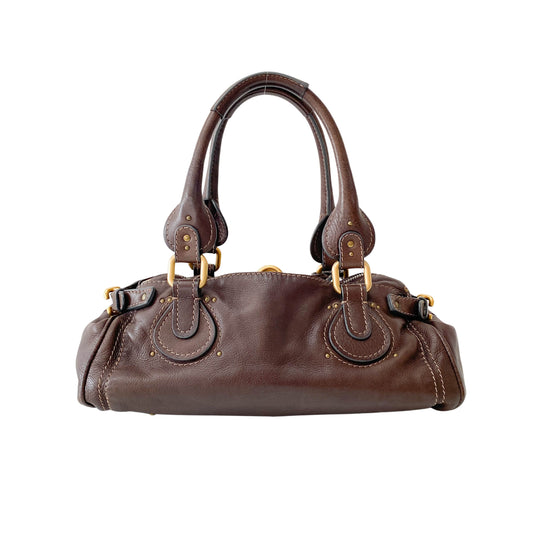 Paddington Brown Leather Shoulder Bag