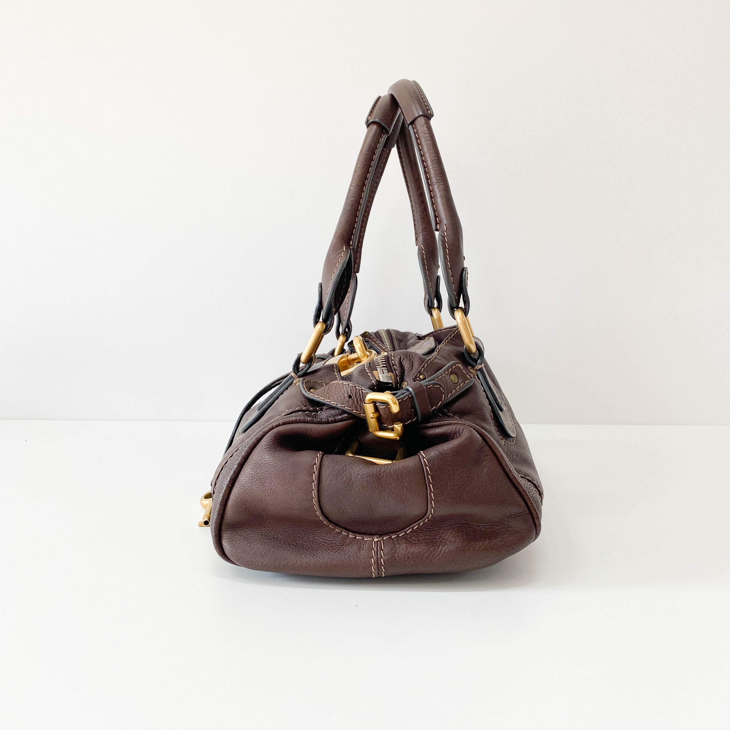 Paddington Brown Leather Shoulder Bag