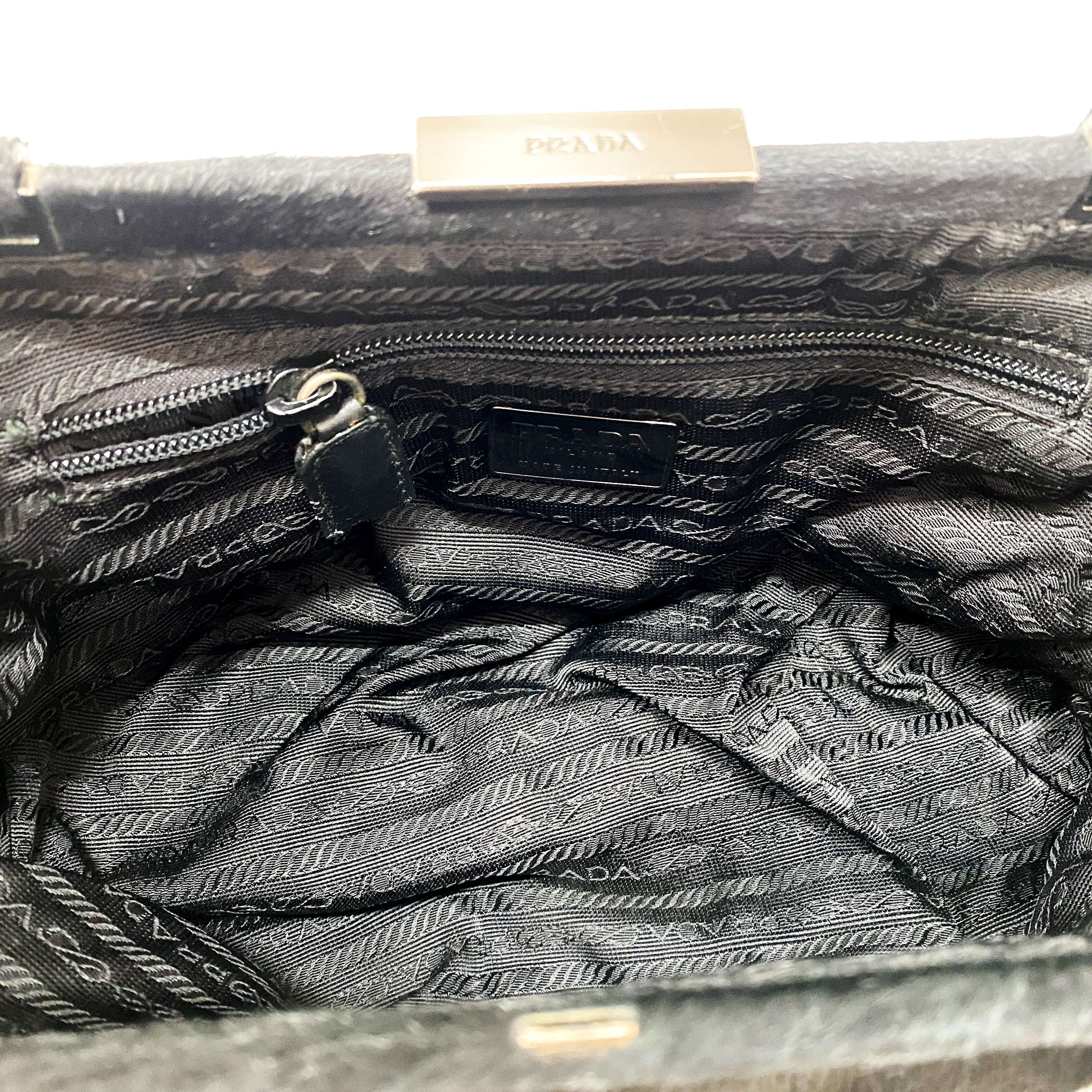 Black Pony Hair Shoulder Bag