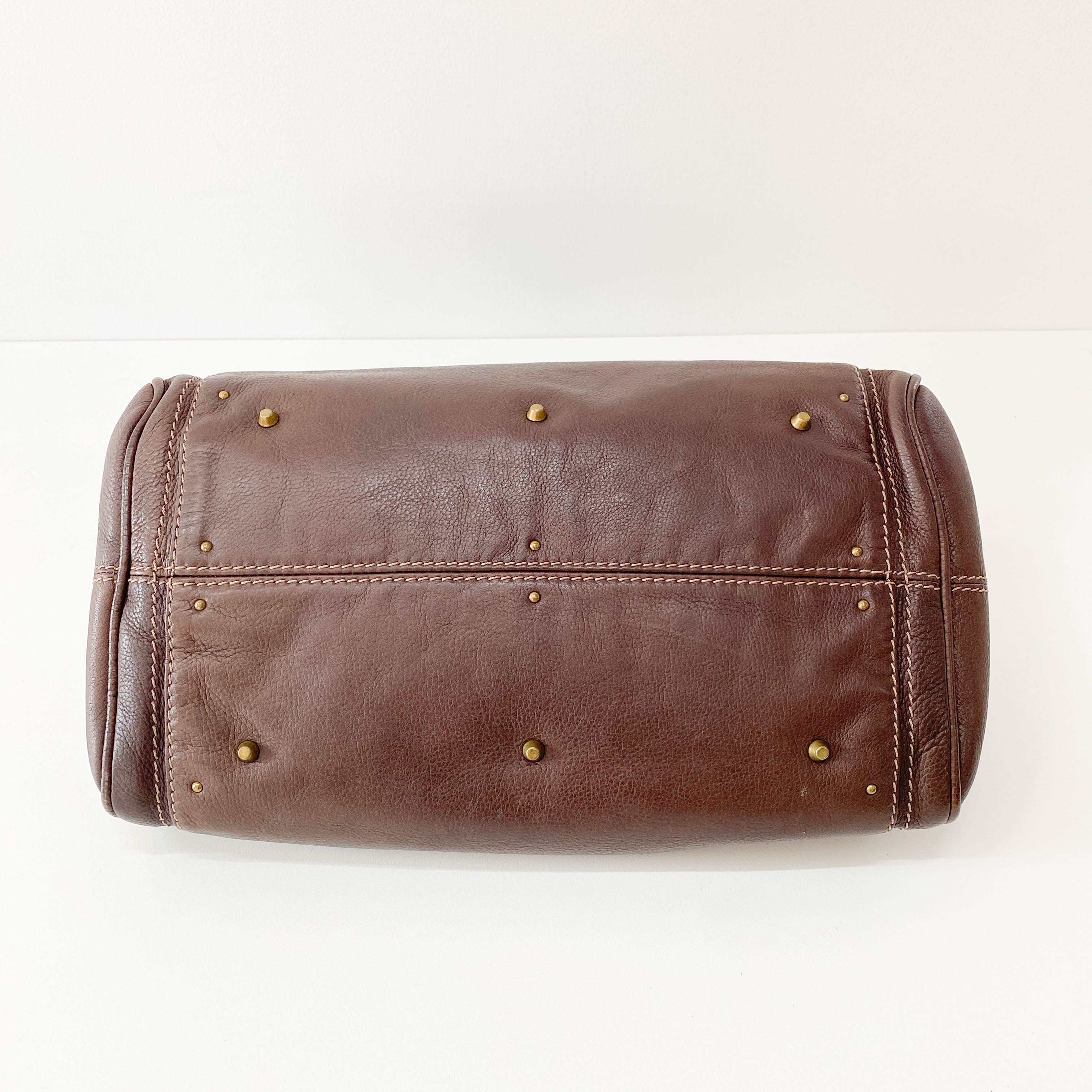 Paddington Brown Leather Shoulder Bag