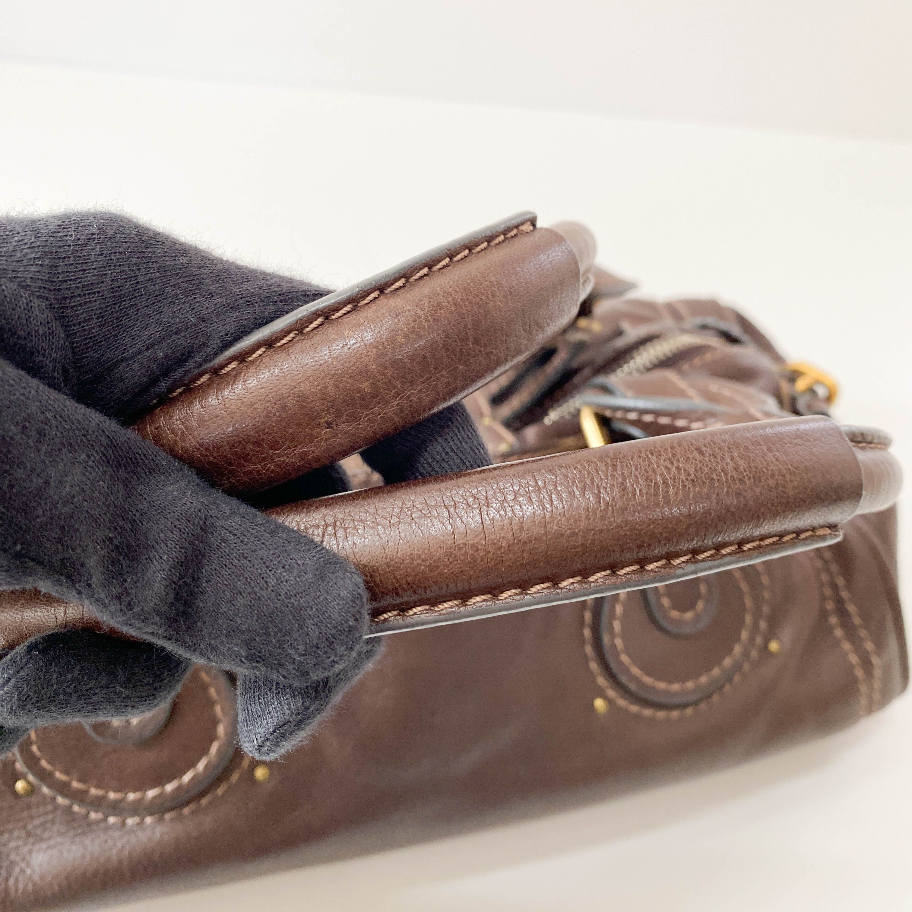 Paddington Brown Leather Shoulder Bag