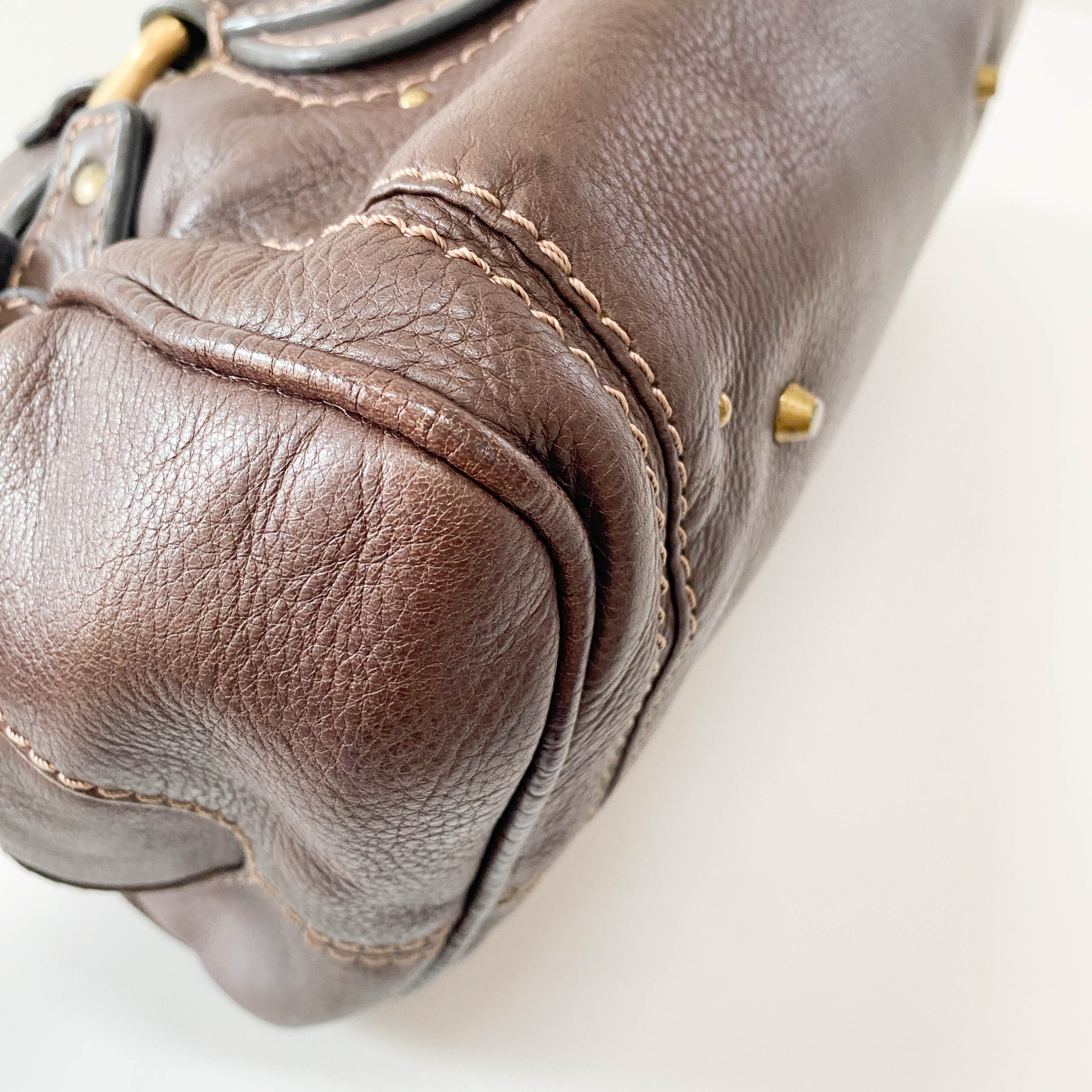 Paddington Brown Leather Shoulder Bag