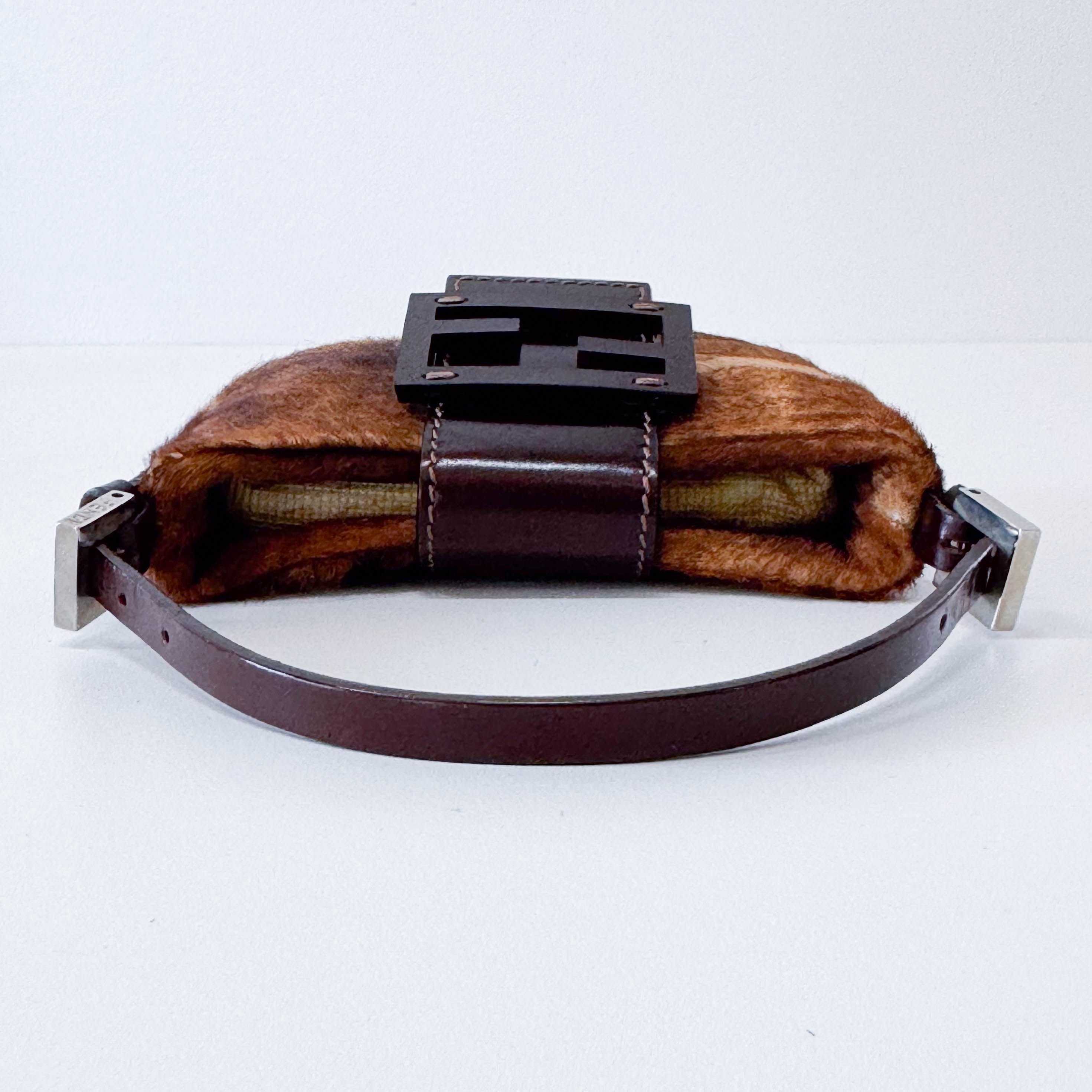 Mini Croissant Pony Hair Bag