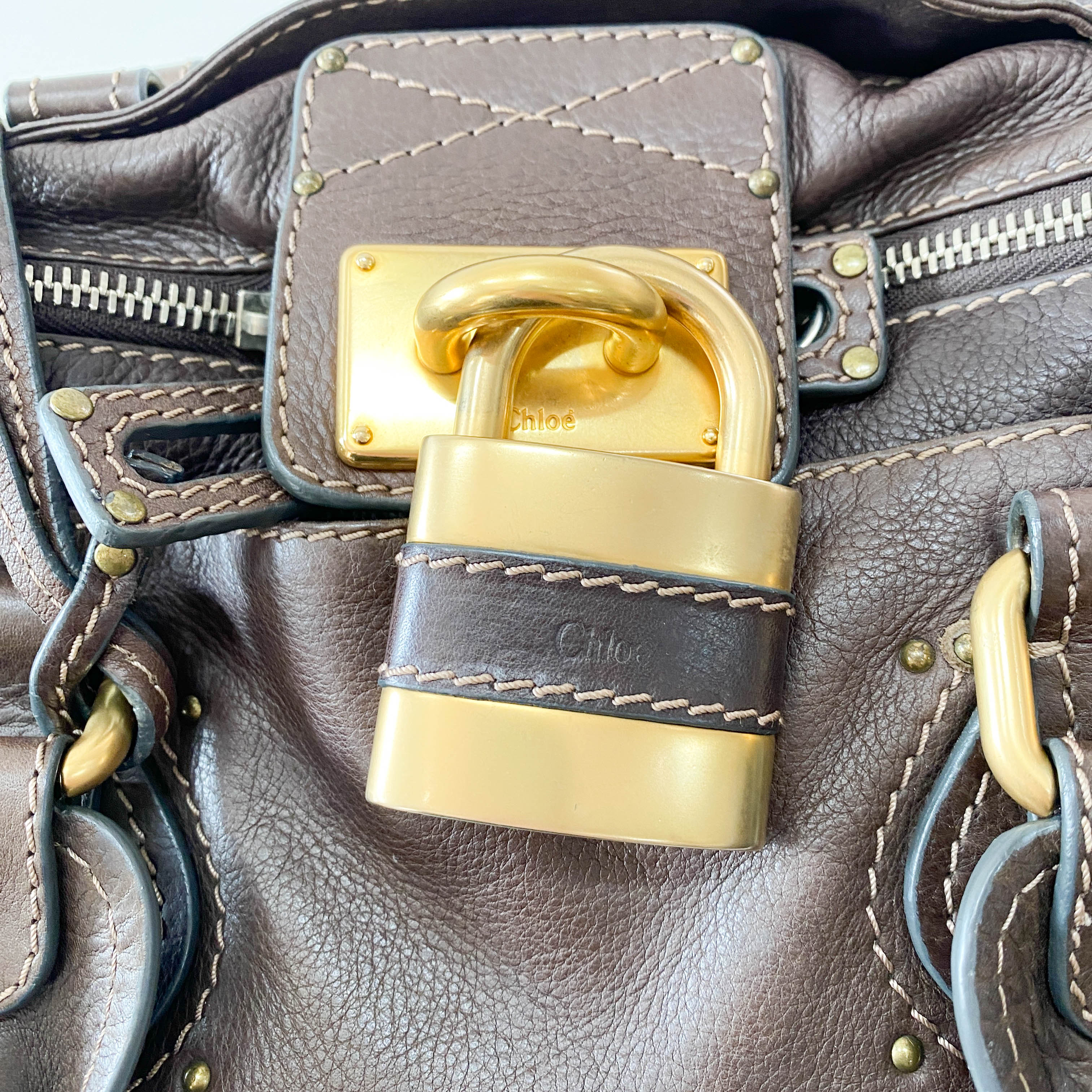 Paddington Brown Leather Shoulder Bag