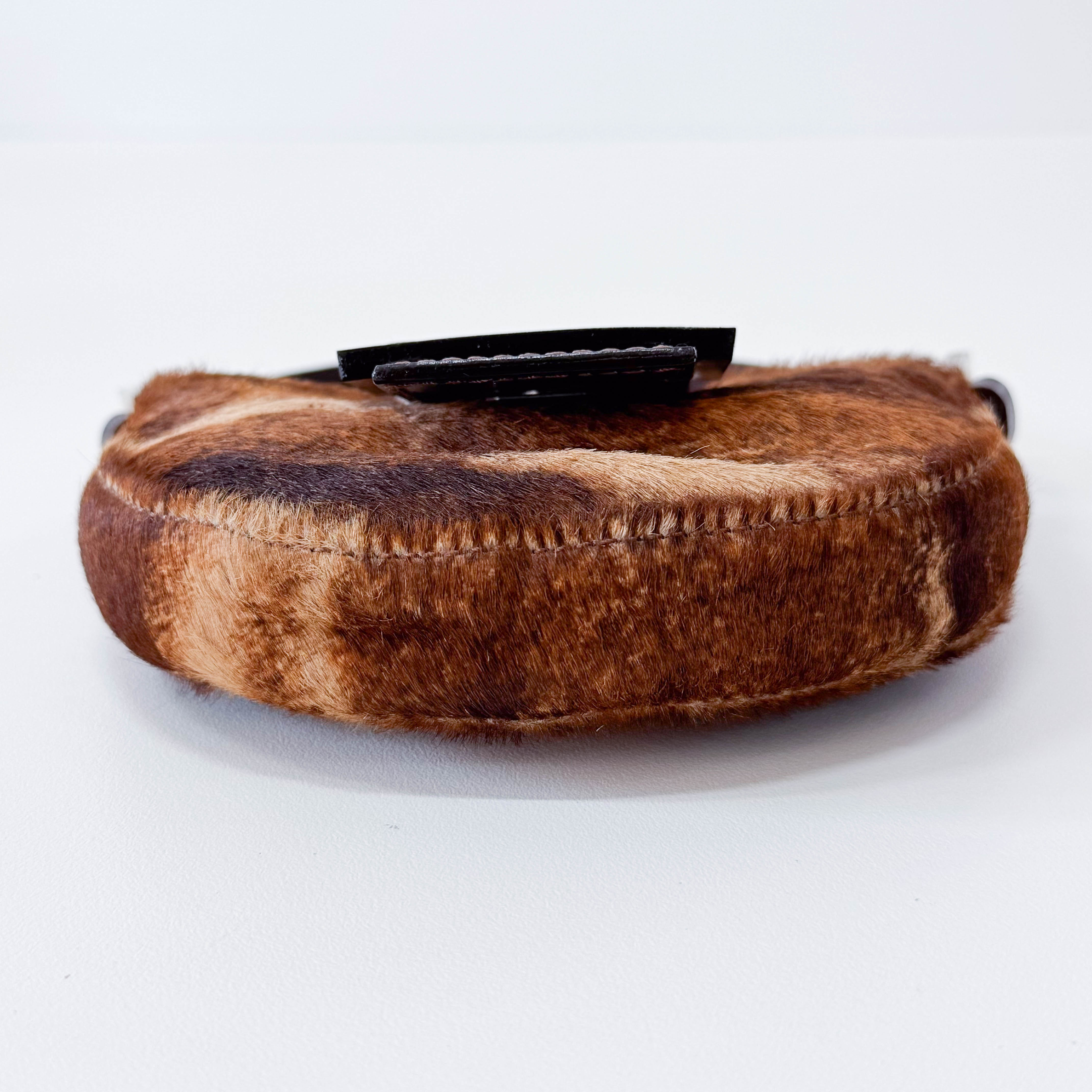 Mini Croissant Pony Hair Bag