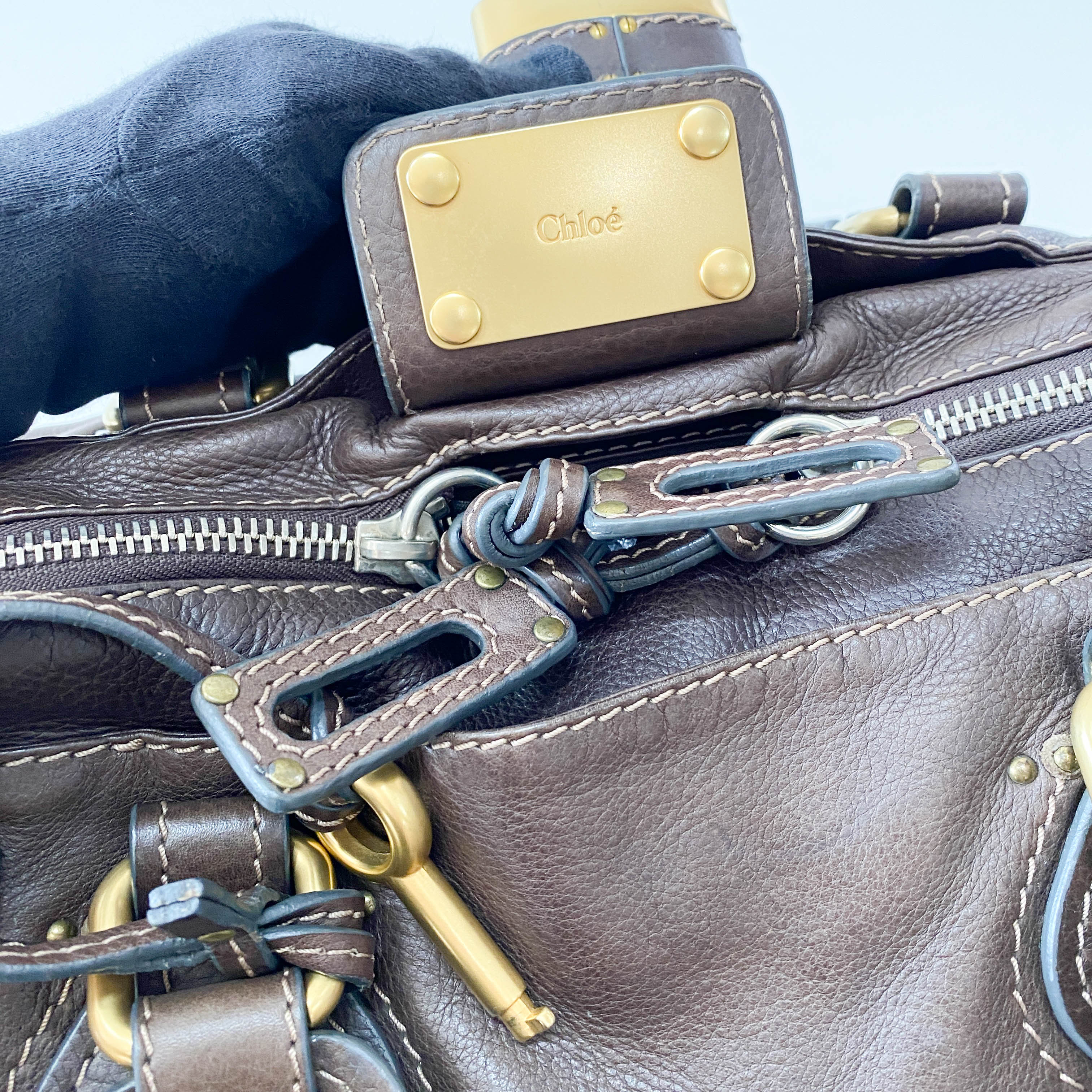 Paddington Brown Leather Shoulder Bag