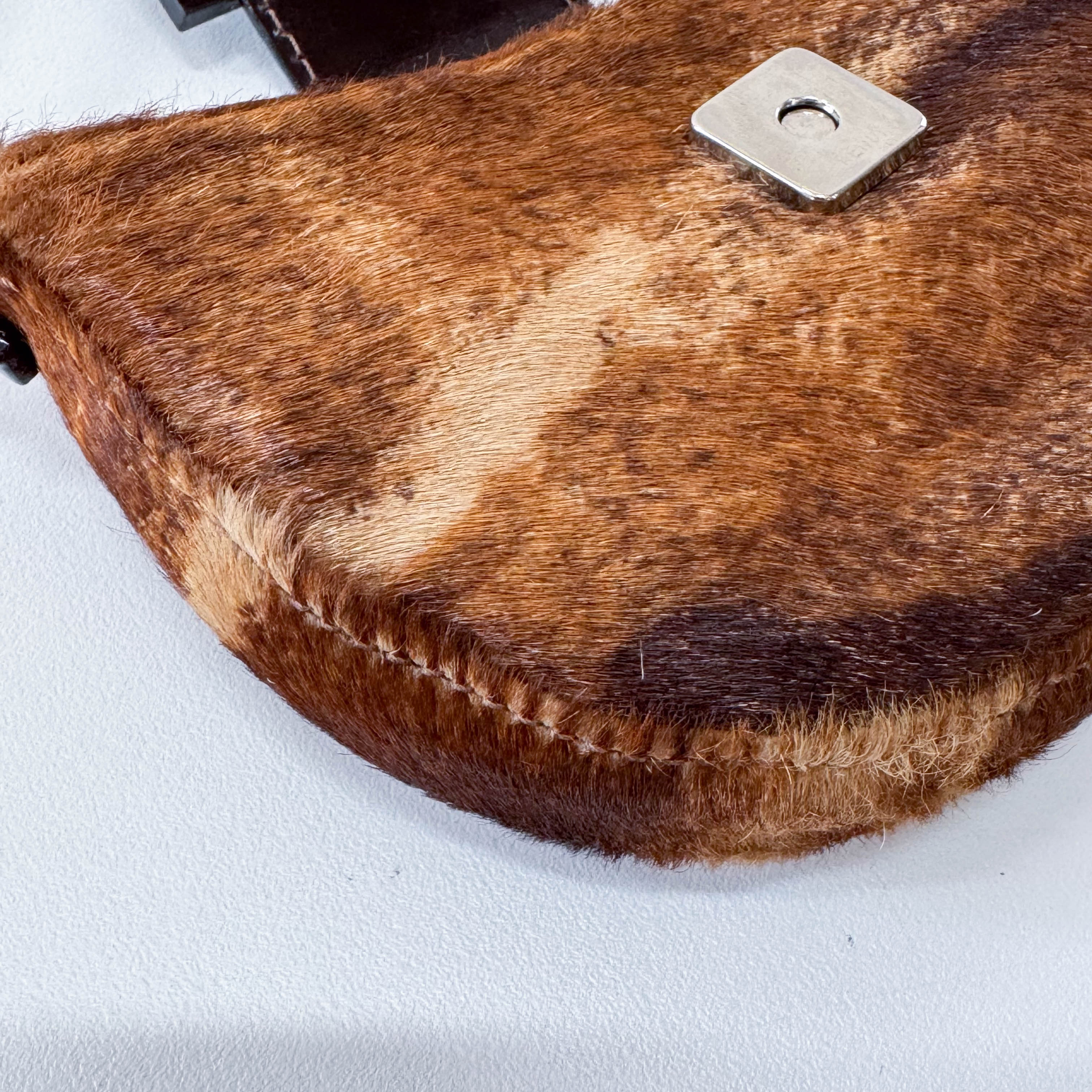 Mini Croissant Pony Hair Bag