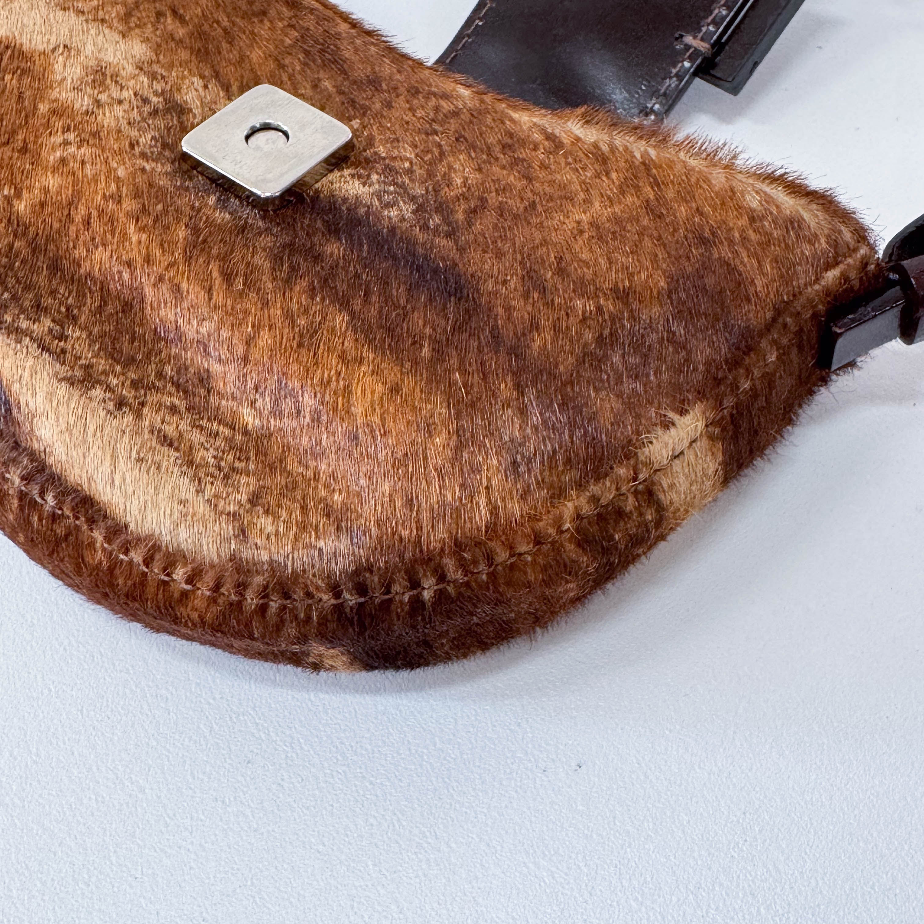 Mini Croissant Pony Hair Bag