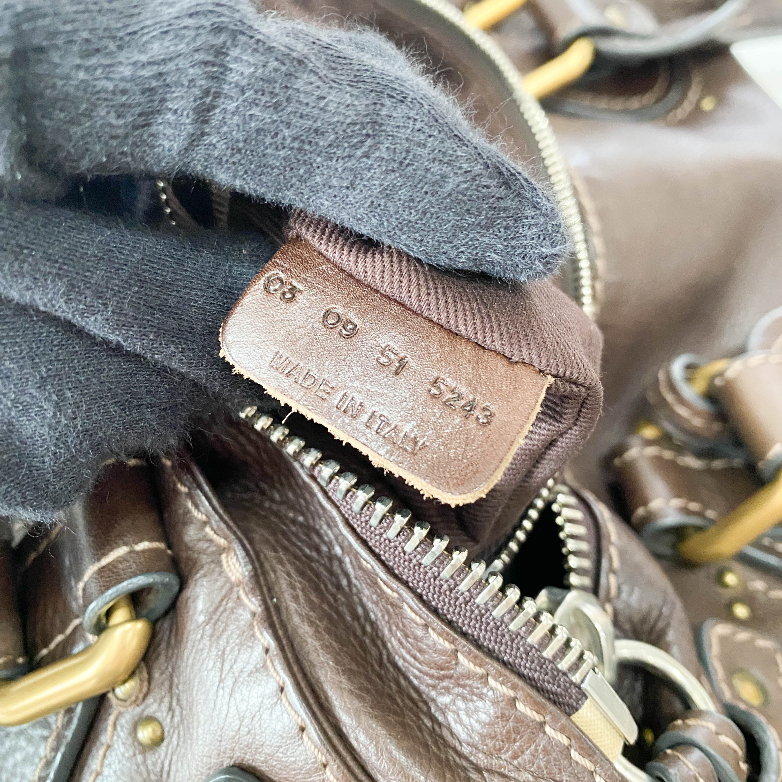 Paddington Brown Leather Shoulder Bag