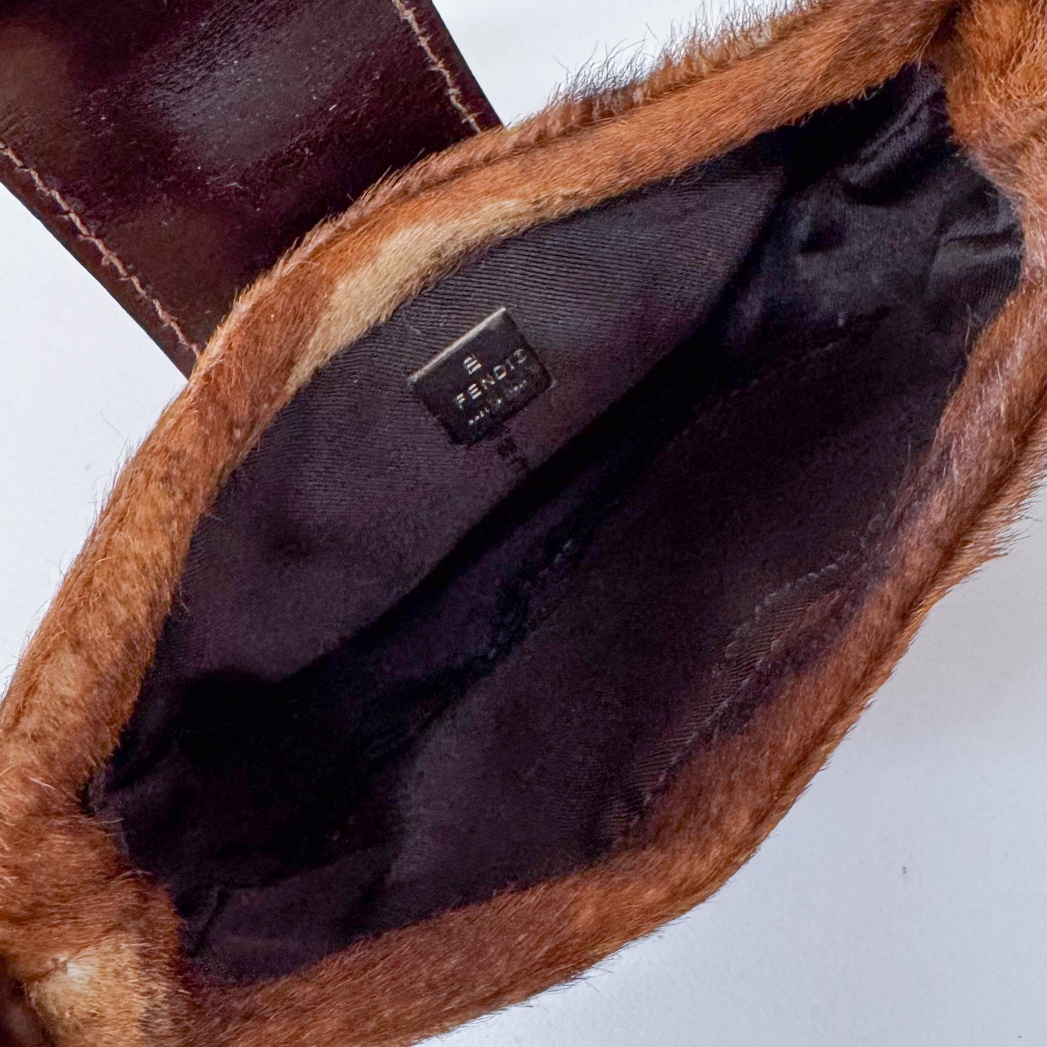 Mini Croissant Pony Hair Bag