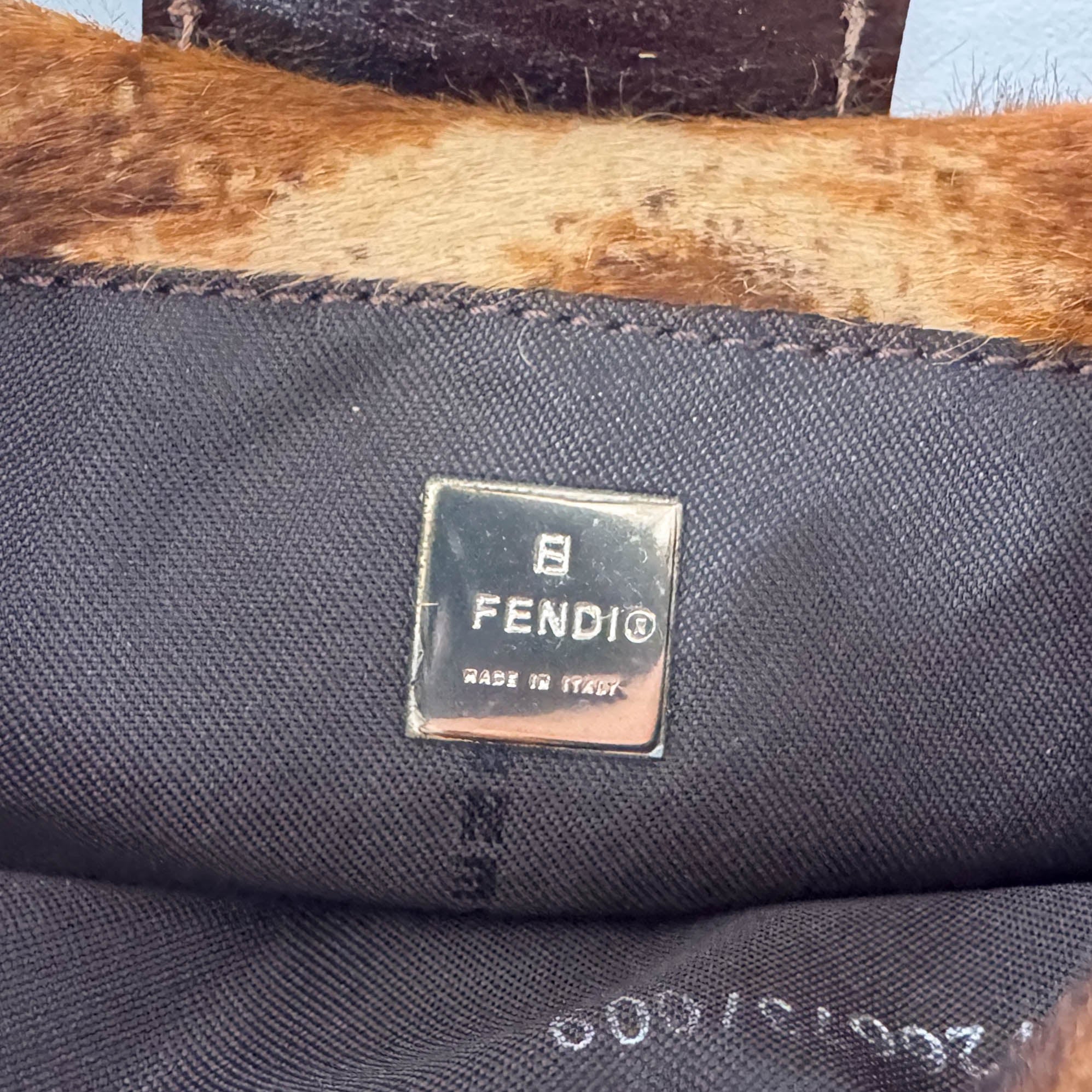 Mini Croissant Pony Hair Bag