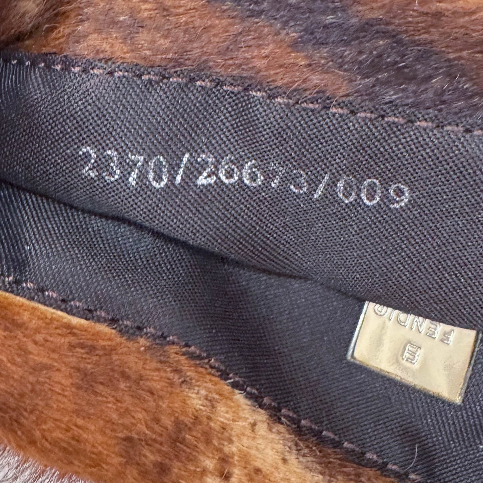 Mini Croissant Pony Hair Bag