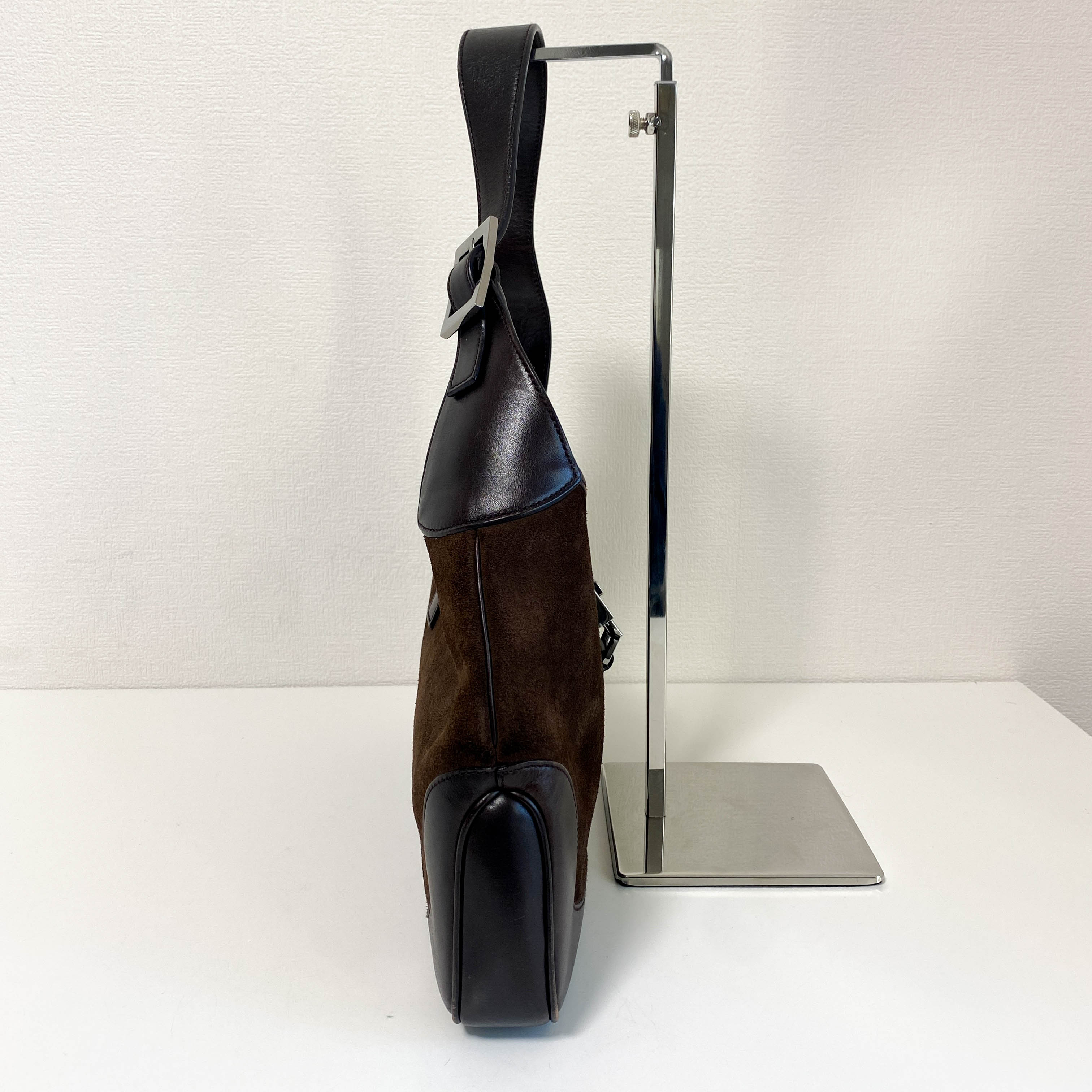 Jackie Brown Suede Sherry Shoulder Bag