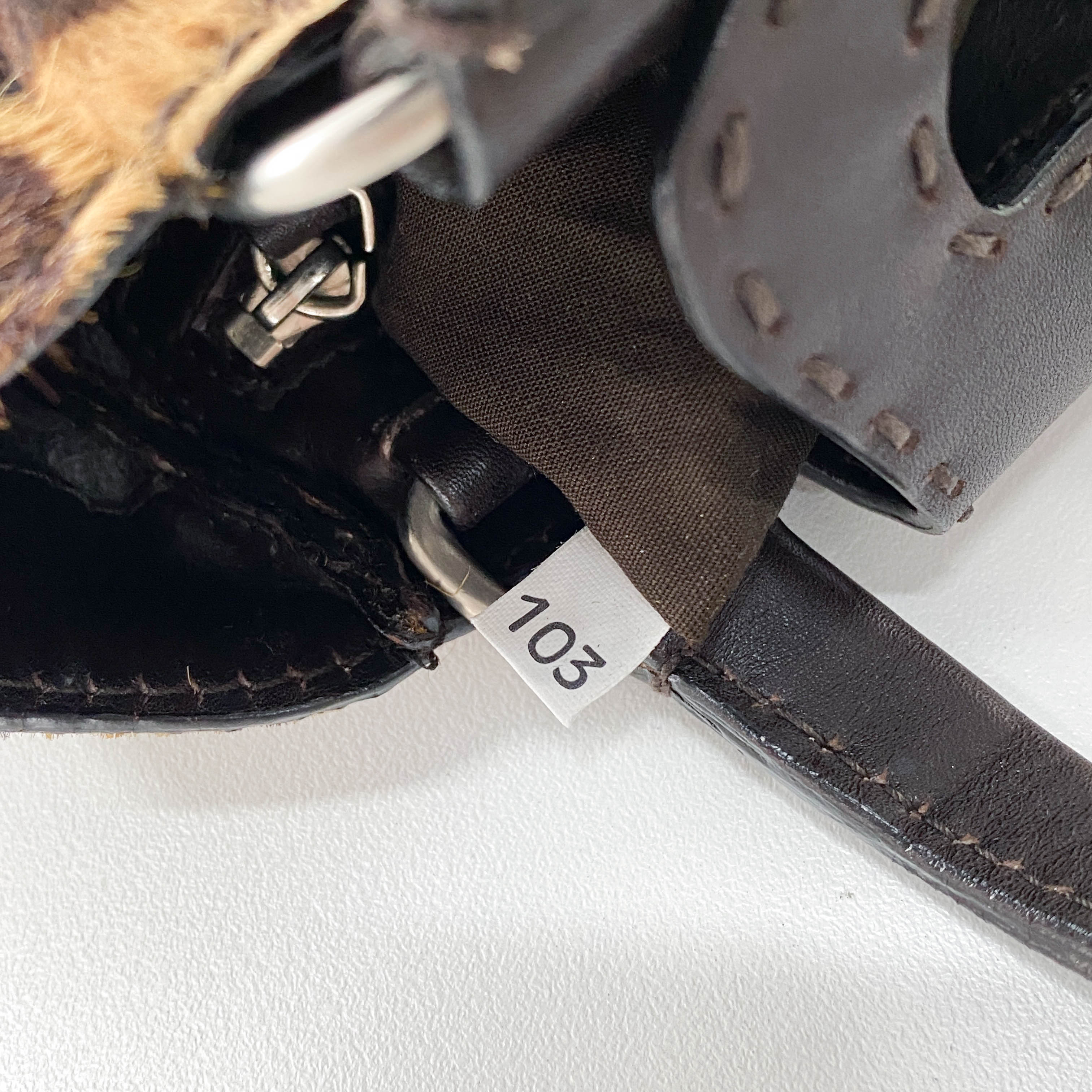 Leopard Print Pony Hair Mini Bag