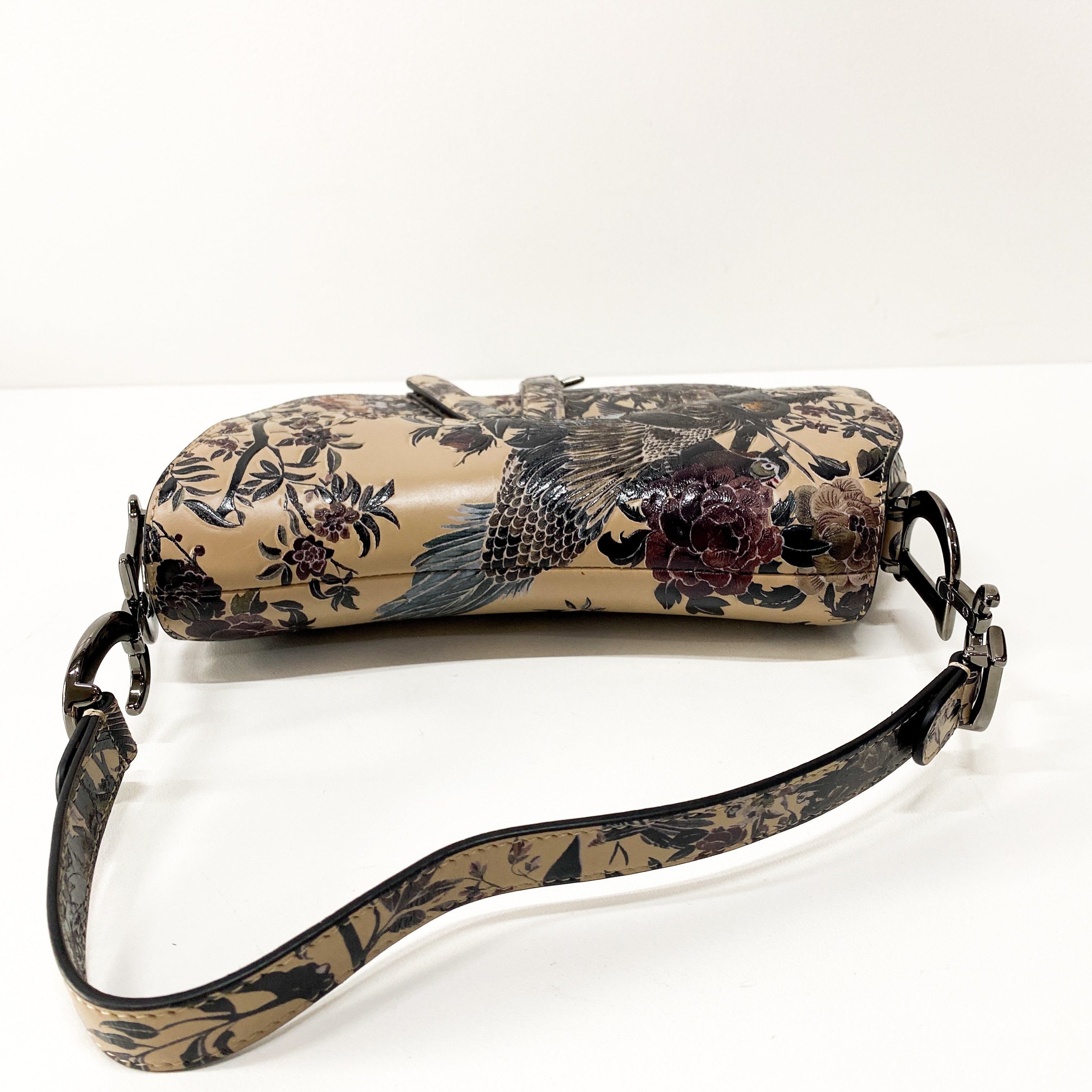 Saddle Tropicalia Calfskin Leather Bag