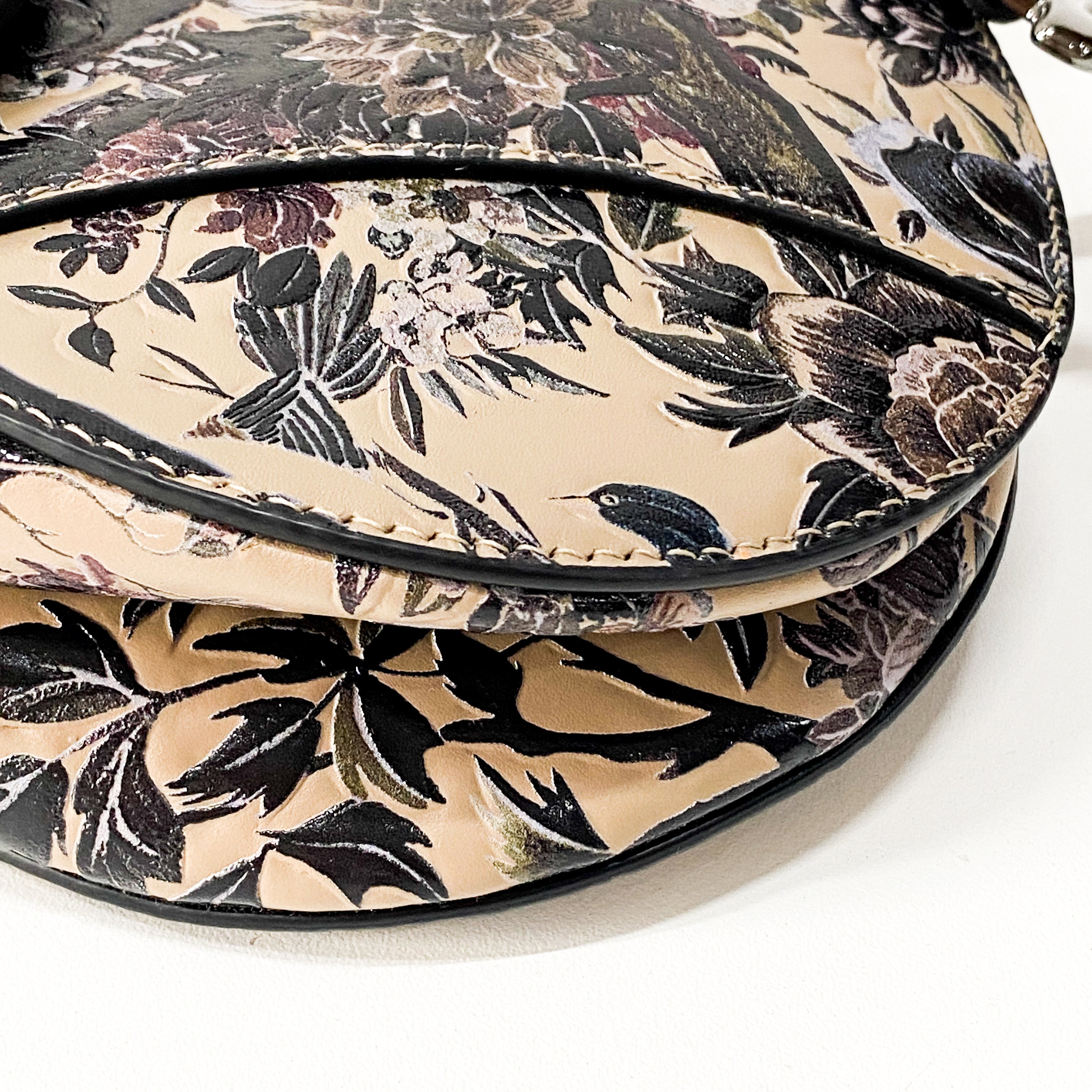 Saddle Tropicalia Calfskin Leather Bag