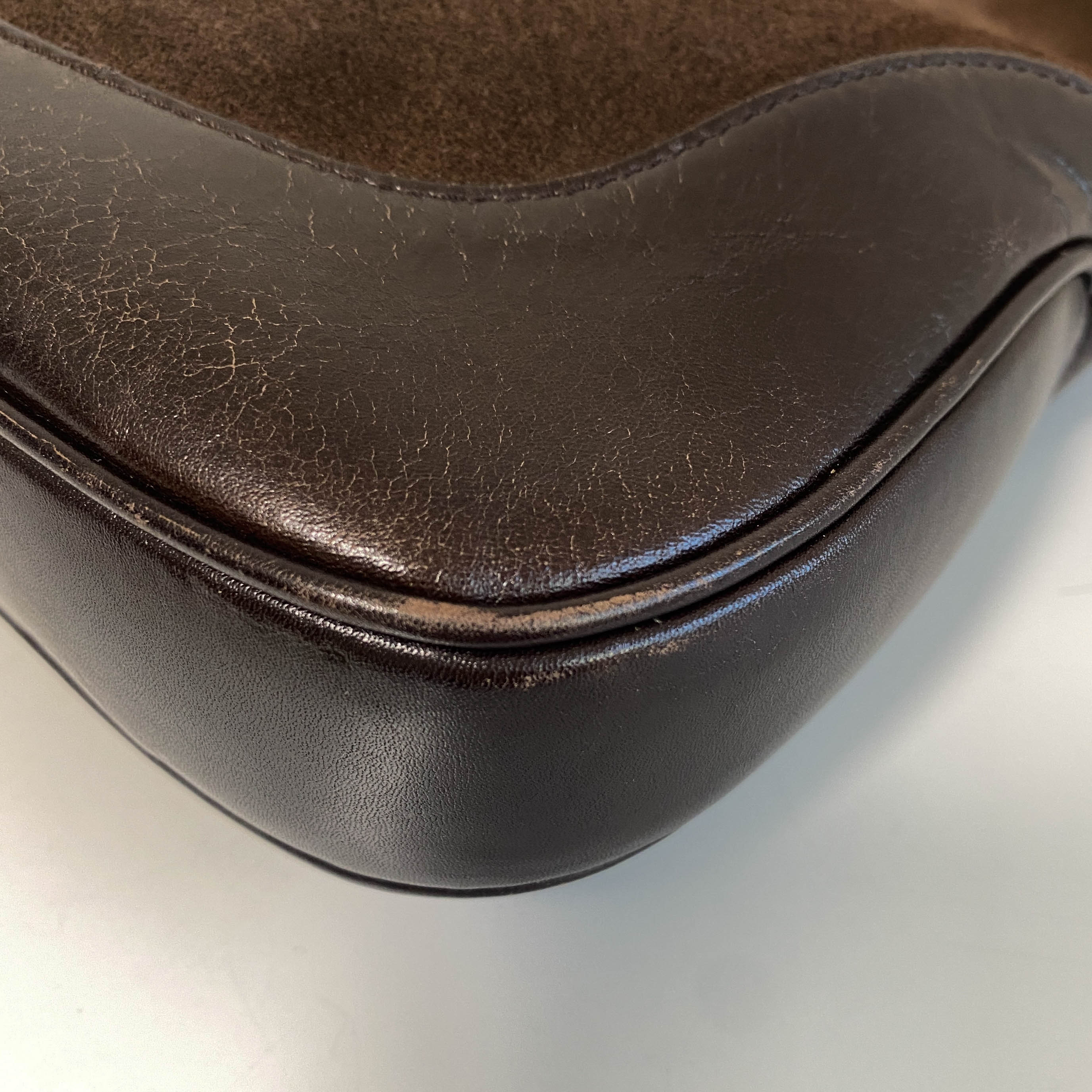 Jackie Brown Suede Sherry Shoulder Bag