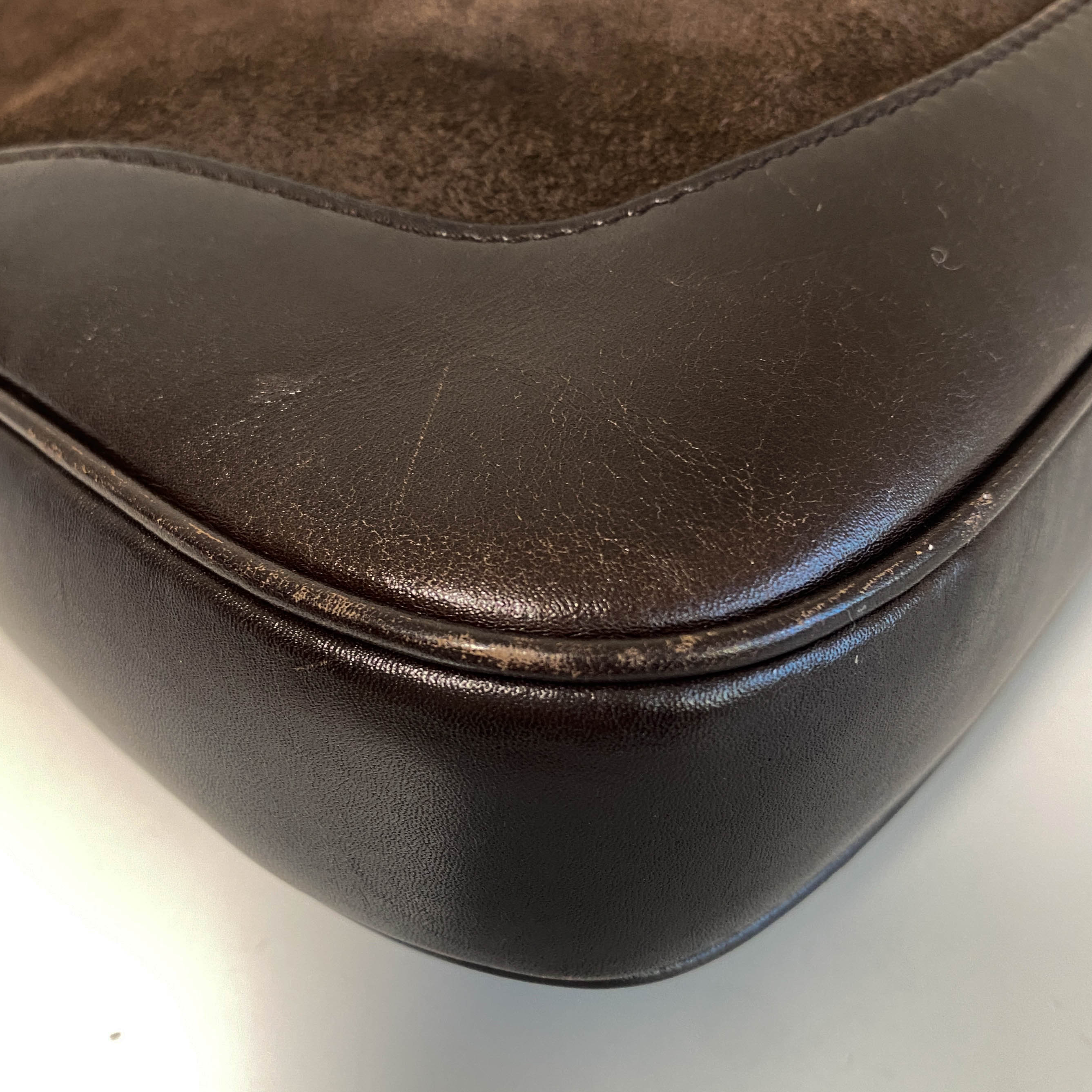 Jackie Brown Suede Sherry Shoulder Bag