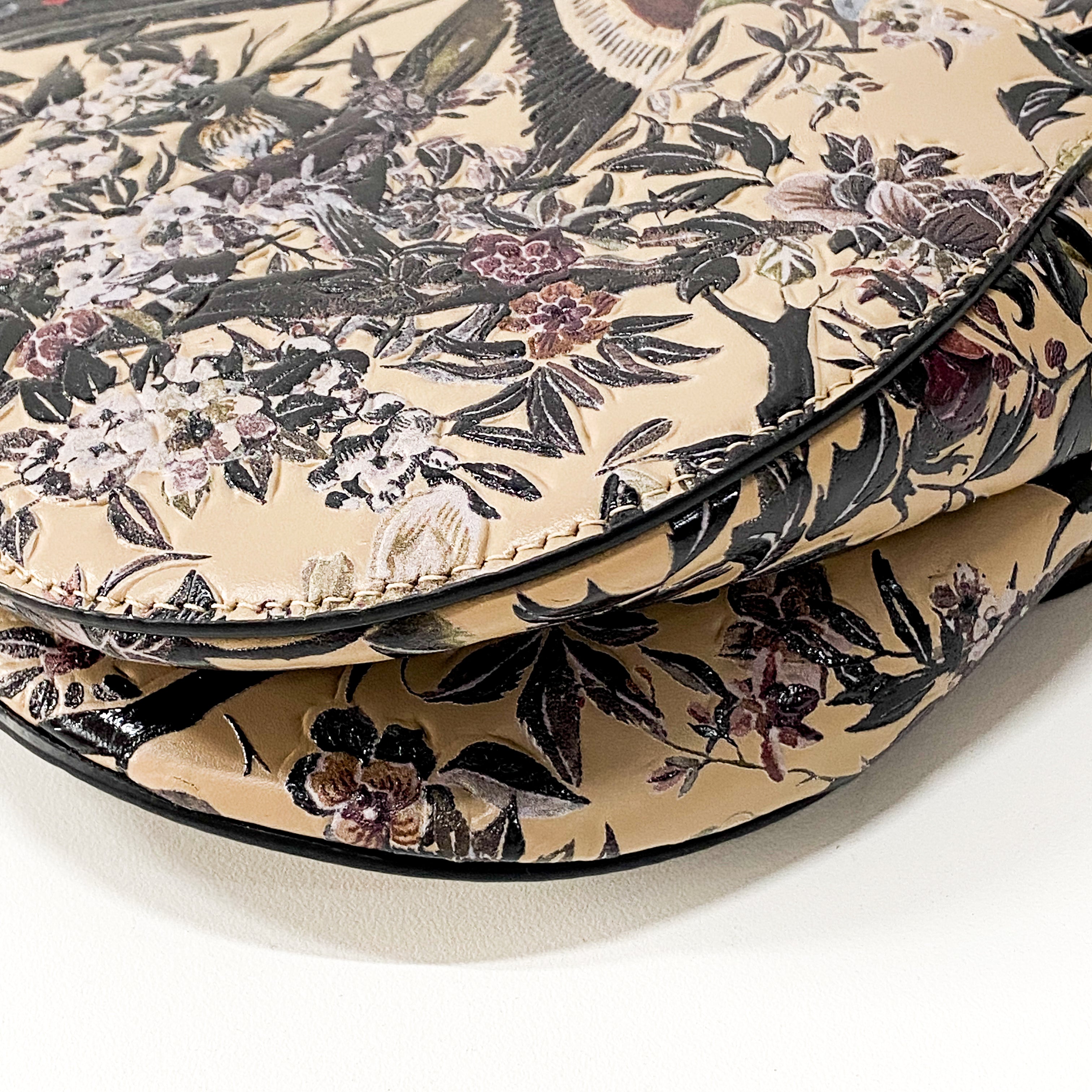 Saddle Tropicalia Calfskin Leather Bag