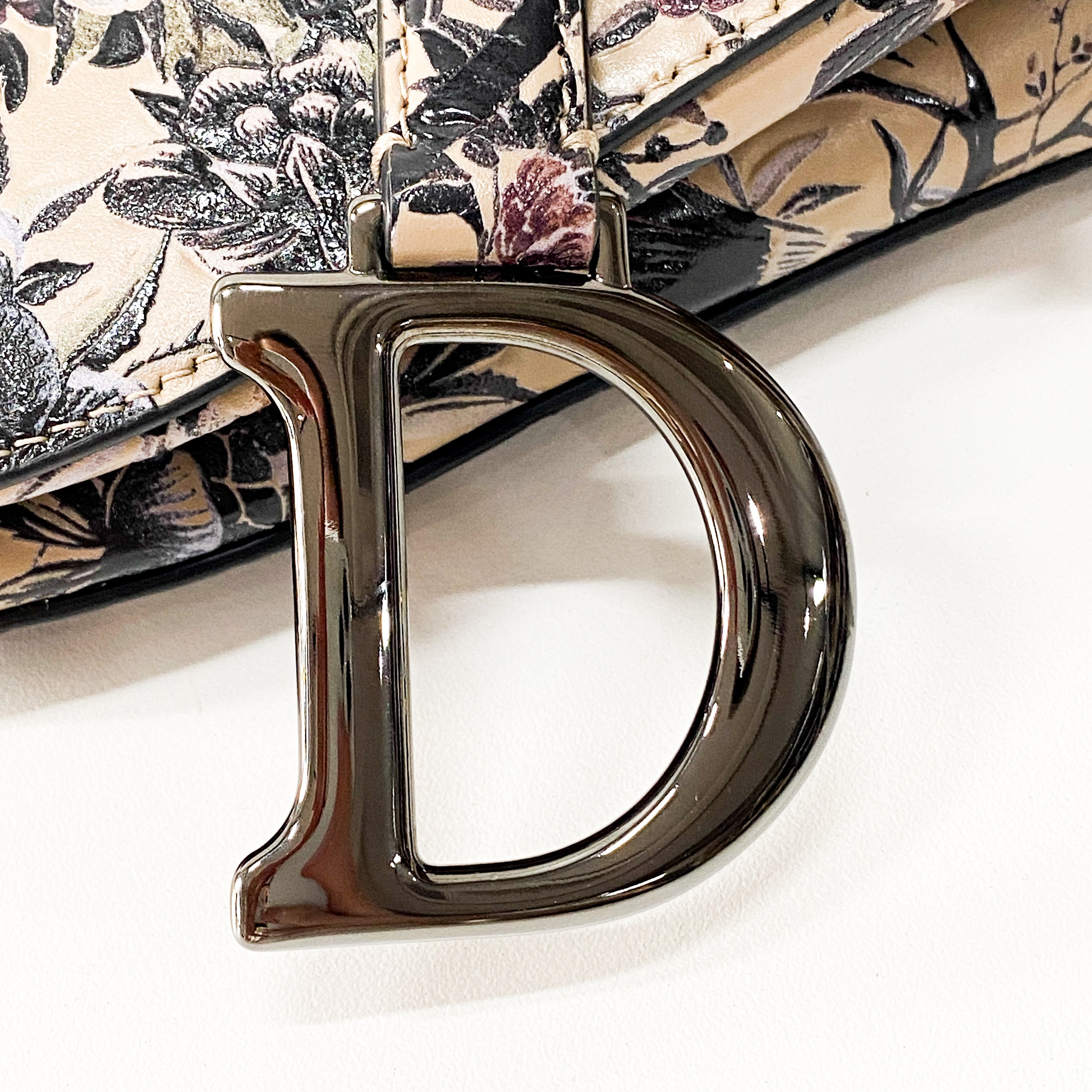 Saddle Tropicalia Calfskin Leather Bag