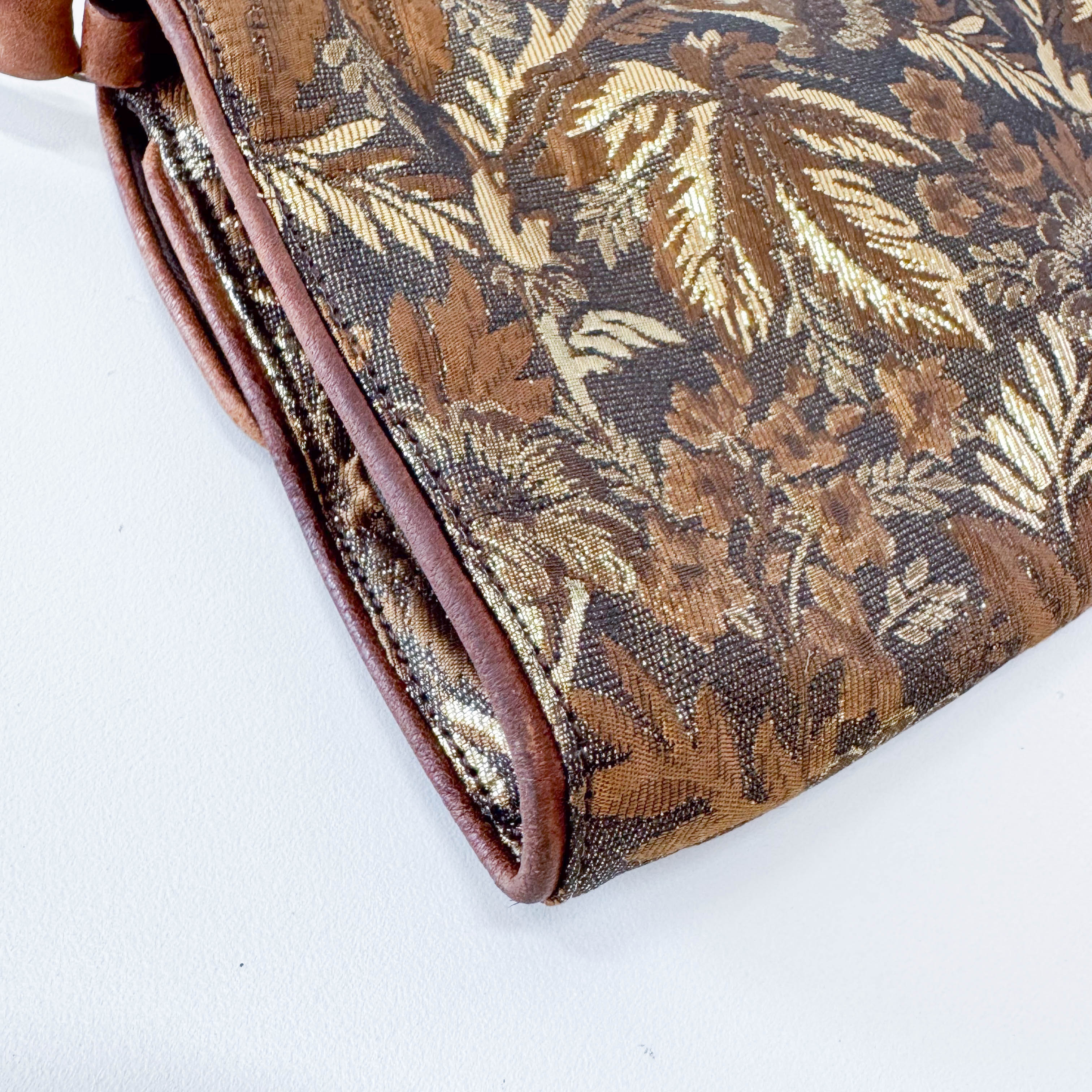 Archive Gold Embroidered Shoulder Bag