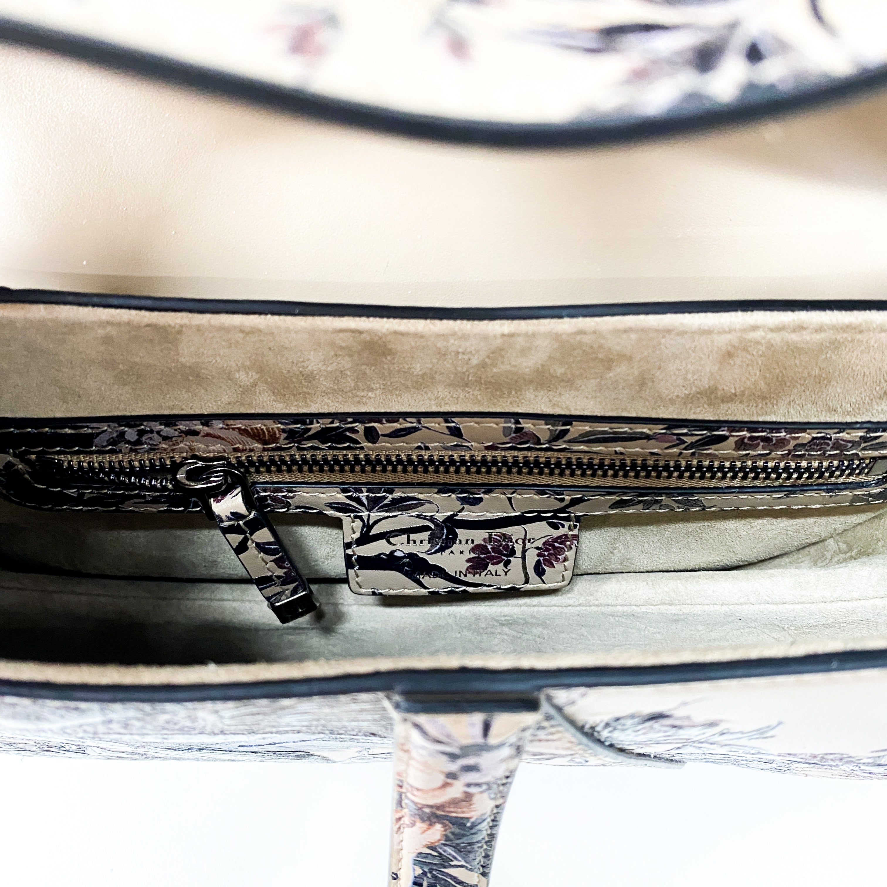 Saddle Tropicalia Calfskin Leather Bag