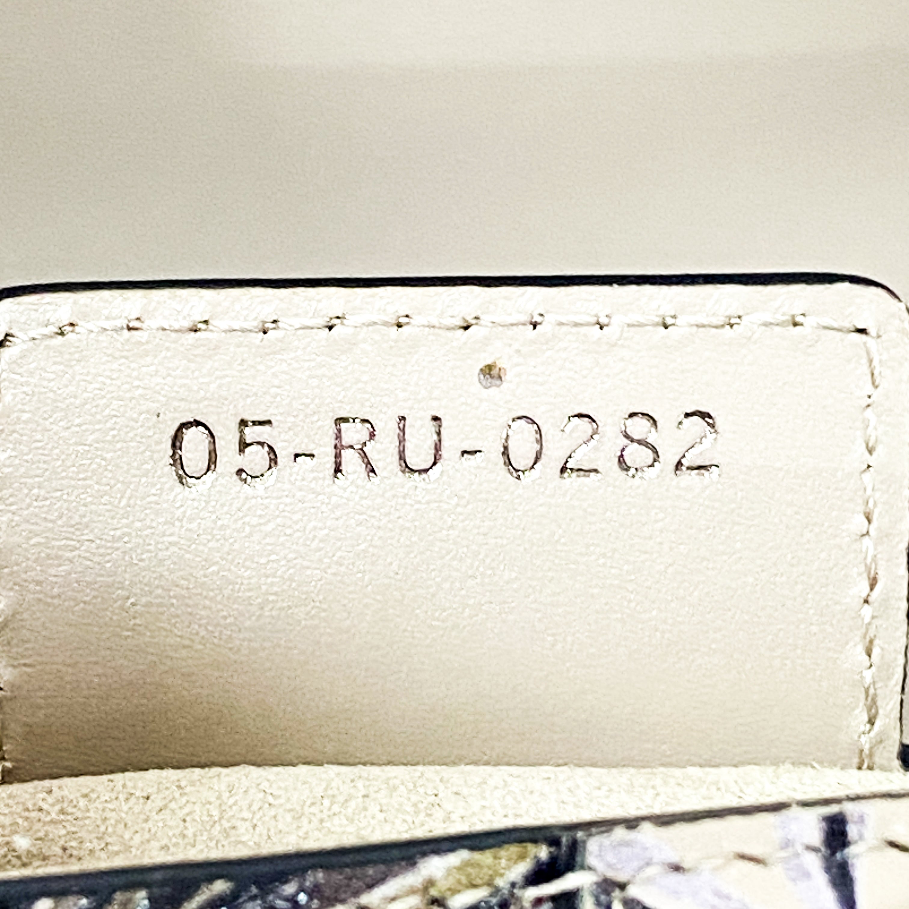 Saddle Tropicalia Calfskin Leather Bag