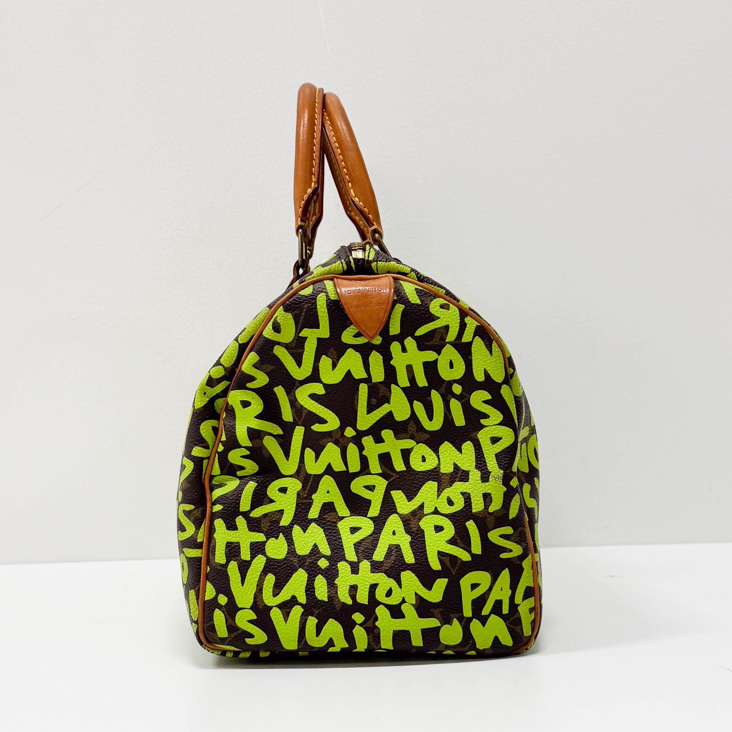 Stephen Sprouse Monogram Graffiti Speedy 30 Green