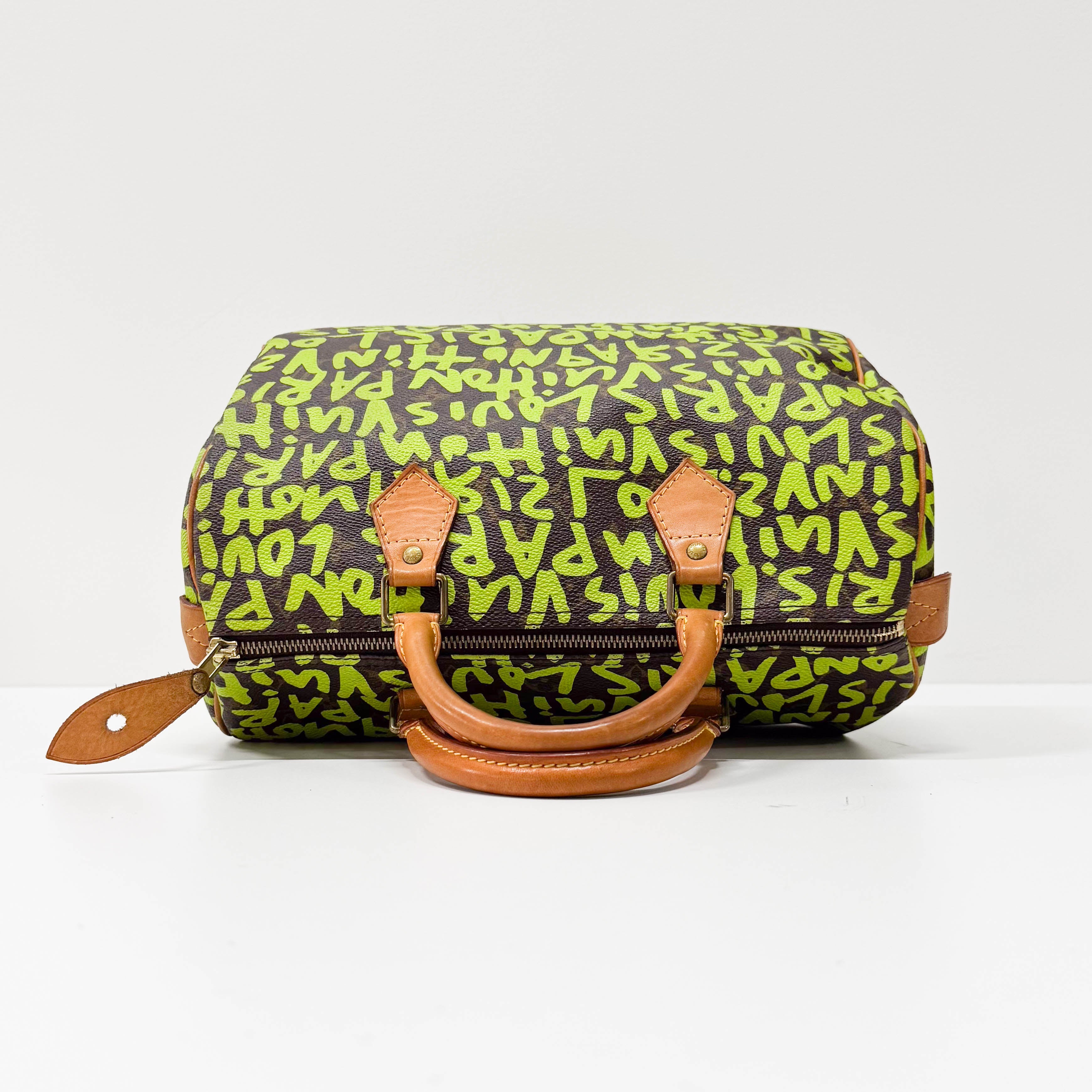 Stephen Sprouse Monogram Graffiti Speedy 30 Green
