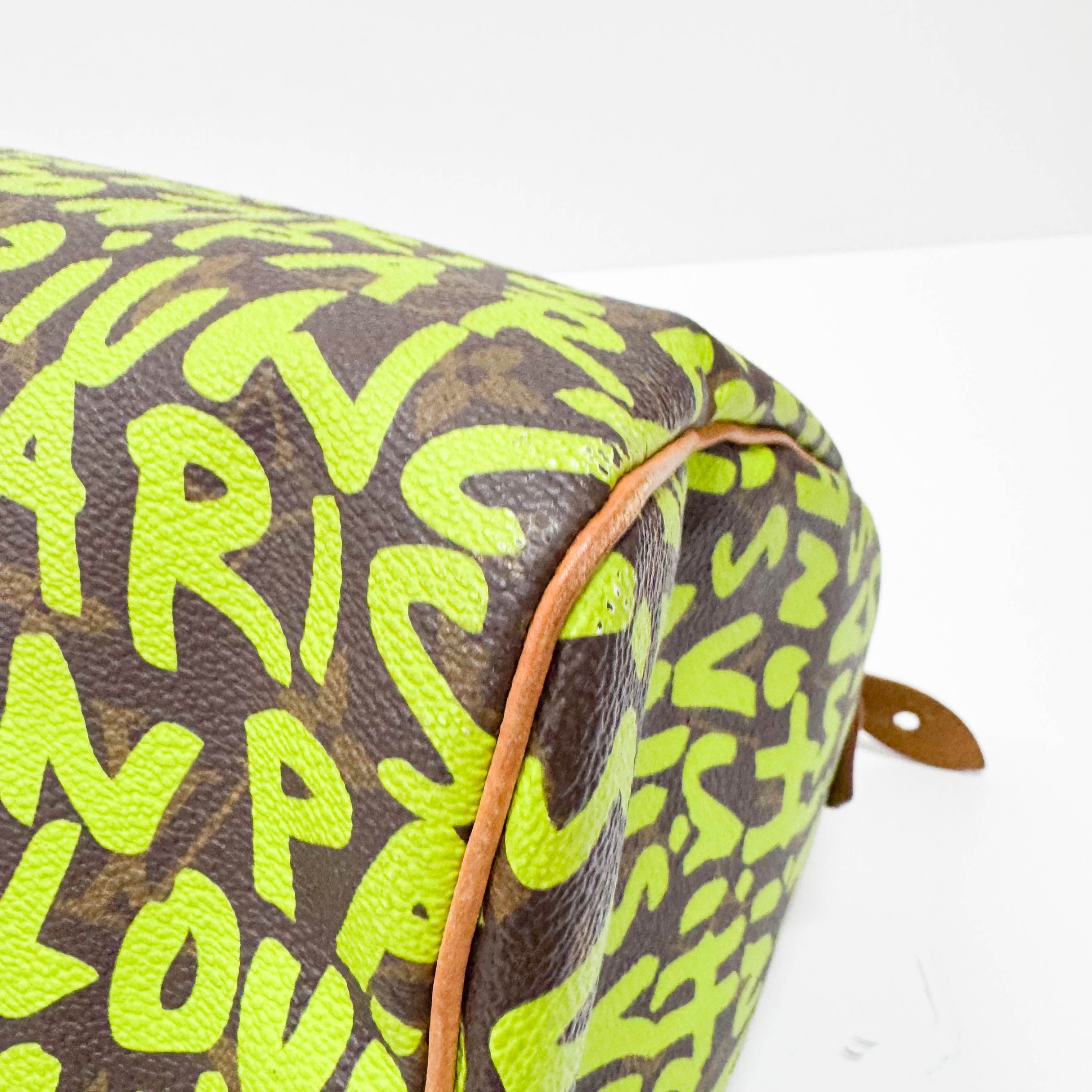 Stephen Sprouse Monogram Graffiti Speedy 30 Green