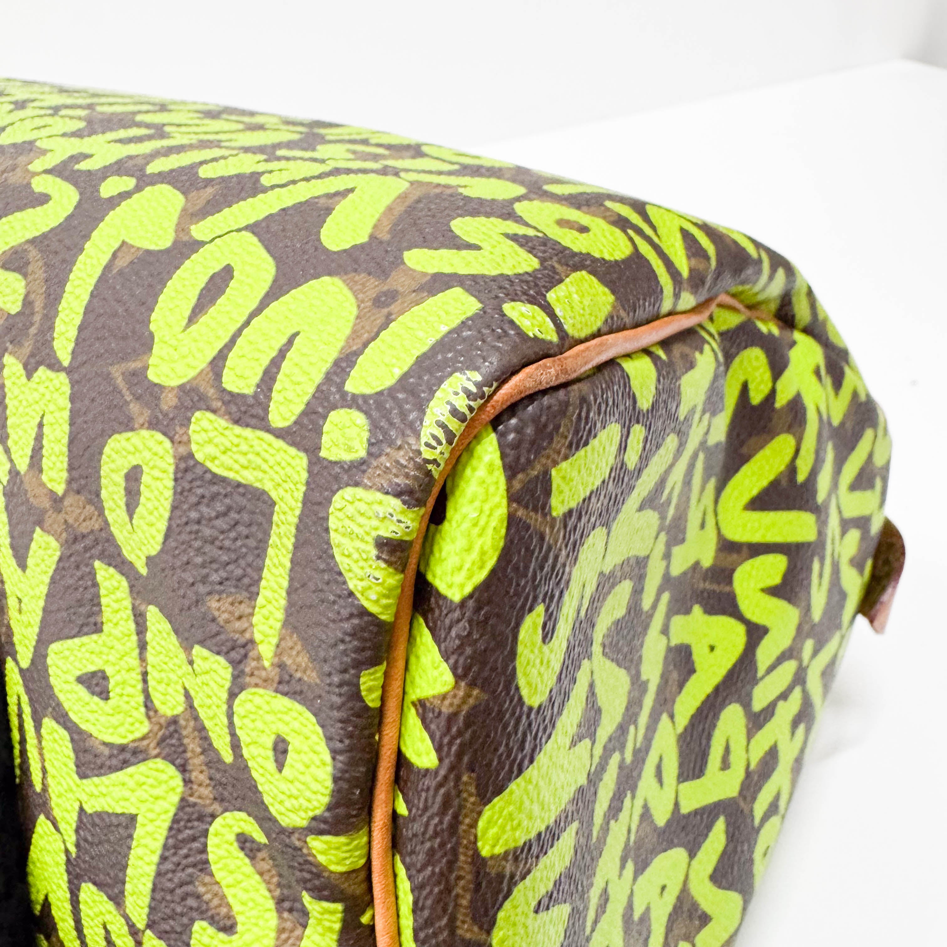 Stephen Sprouse Monogram Graffiti Speedy 30 Green