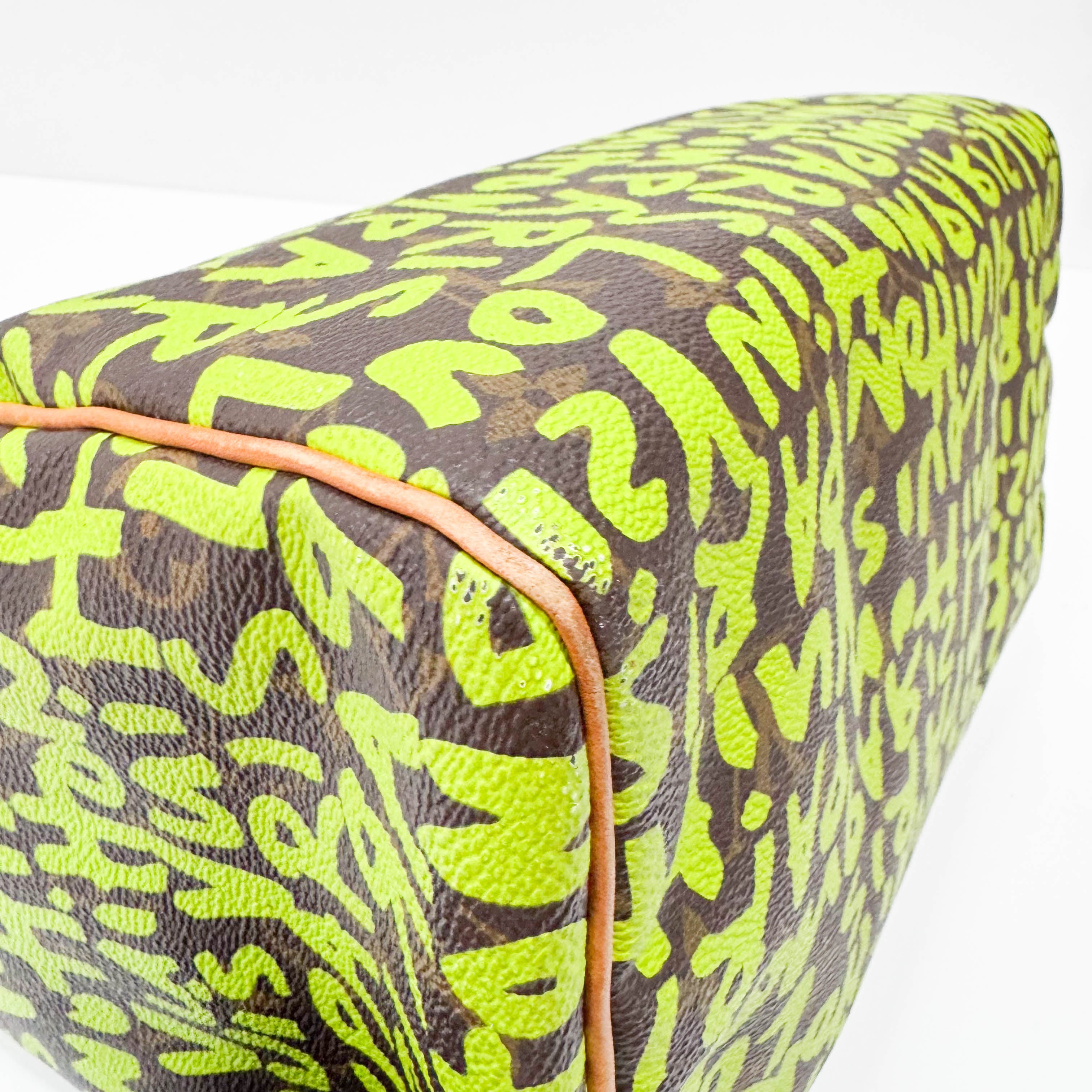 Stephen Sprouse Monogram Graffiti Speedy 30 Green