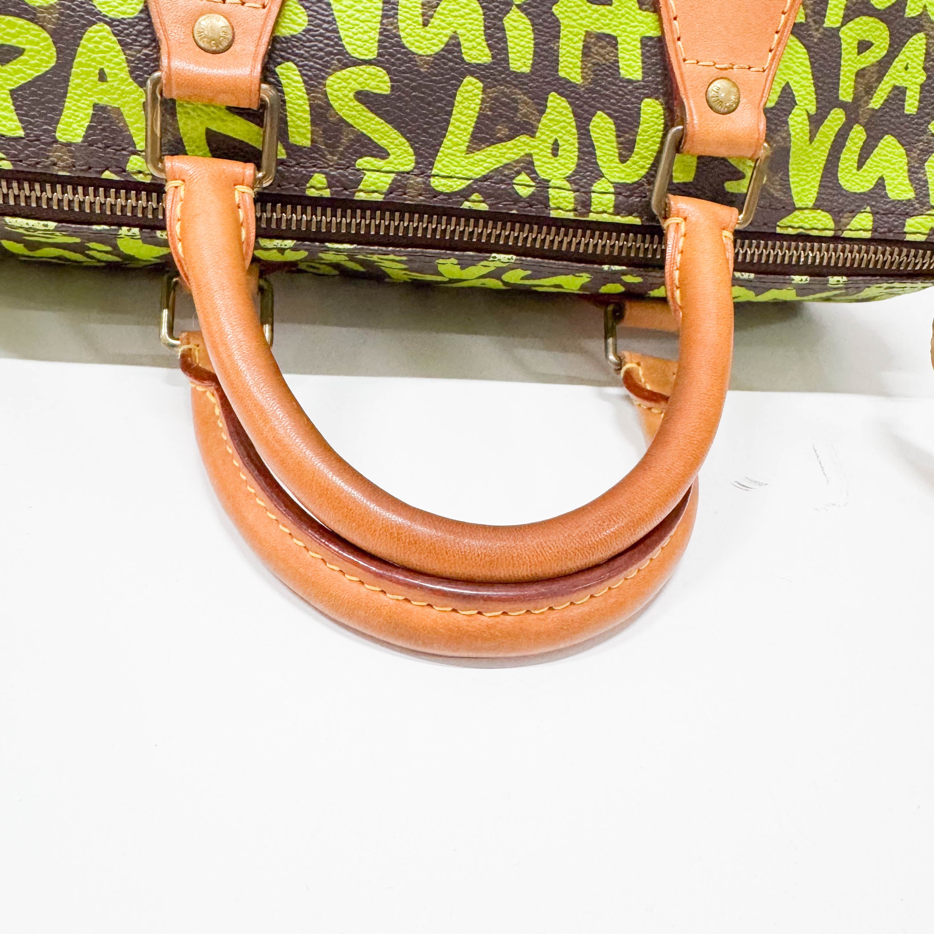 Stephen Sprouse Monogram Graffiti Speedy 30 Green