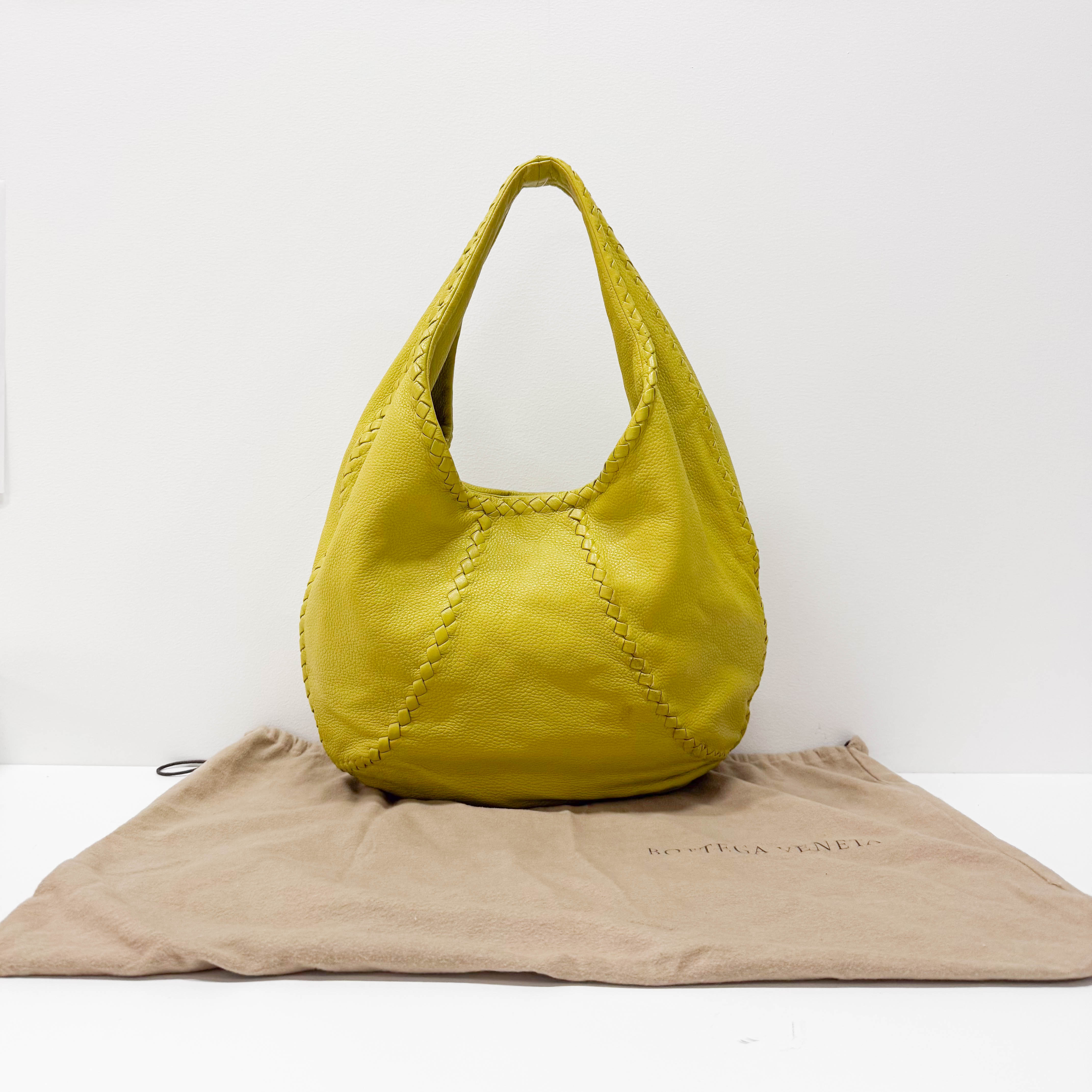 Green Leather Hobo Bag