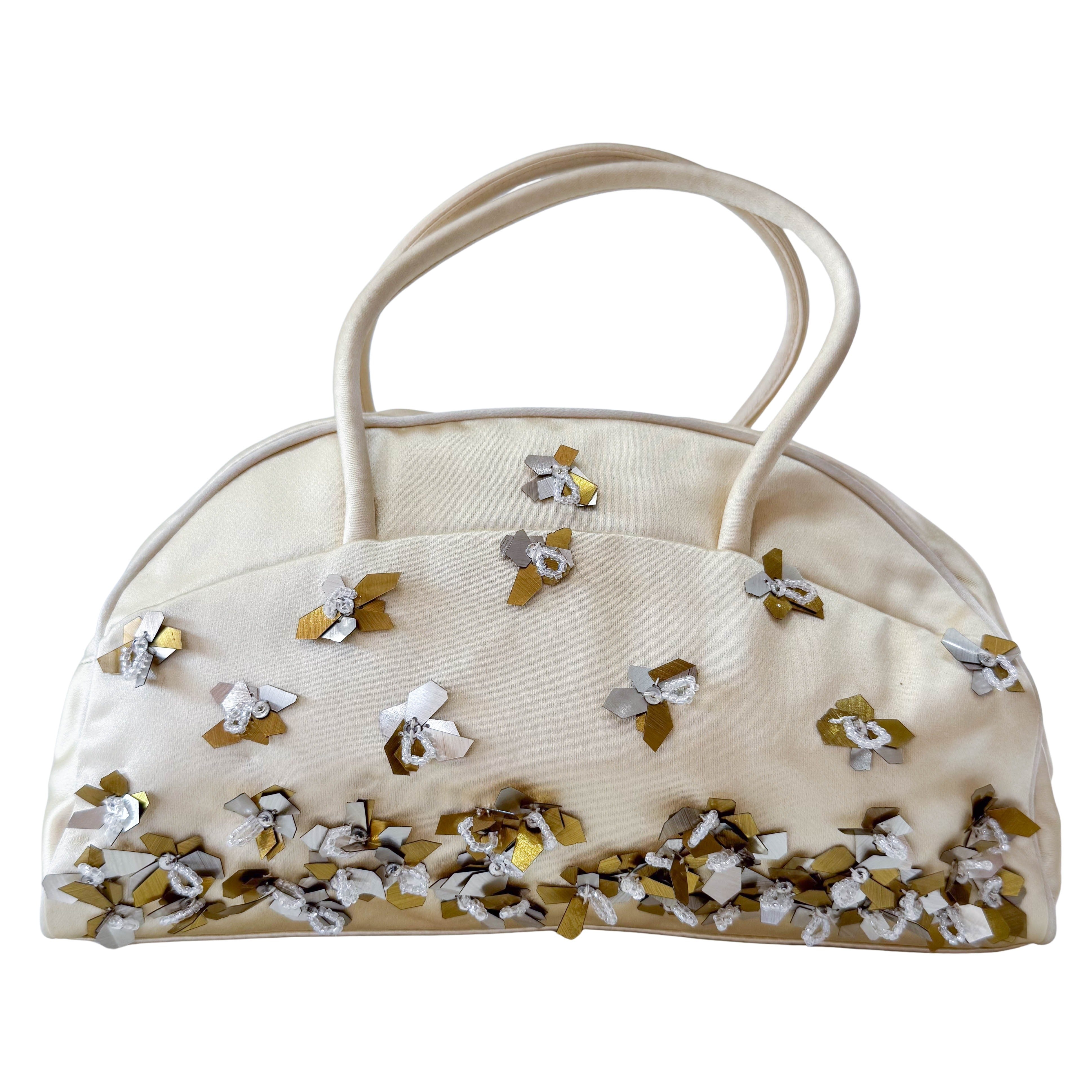 Archive Gold Satin Hand Bag