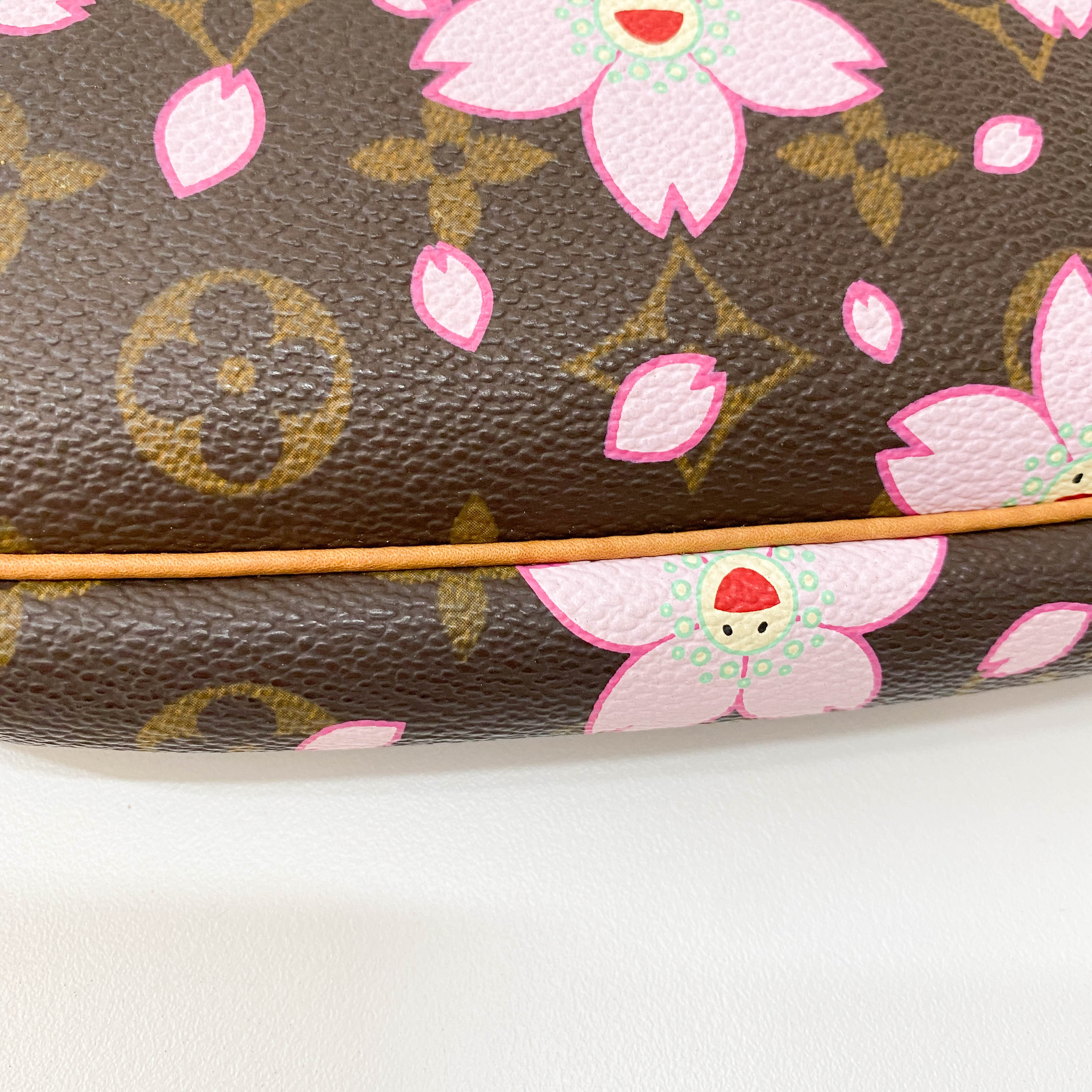 Louis Vuitton x Takashi Murakami Monogram Cherry Blossom Pochette Accessoire M92006