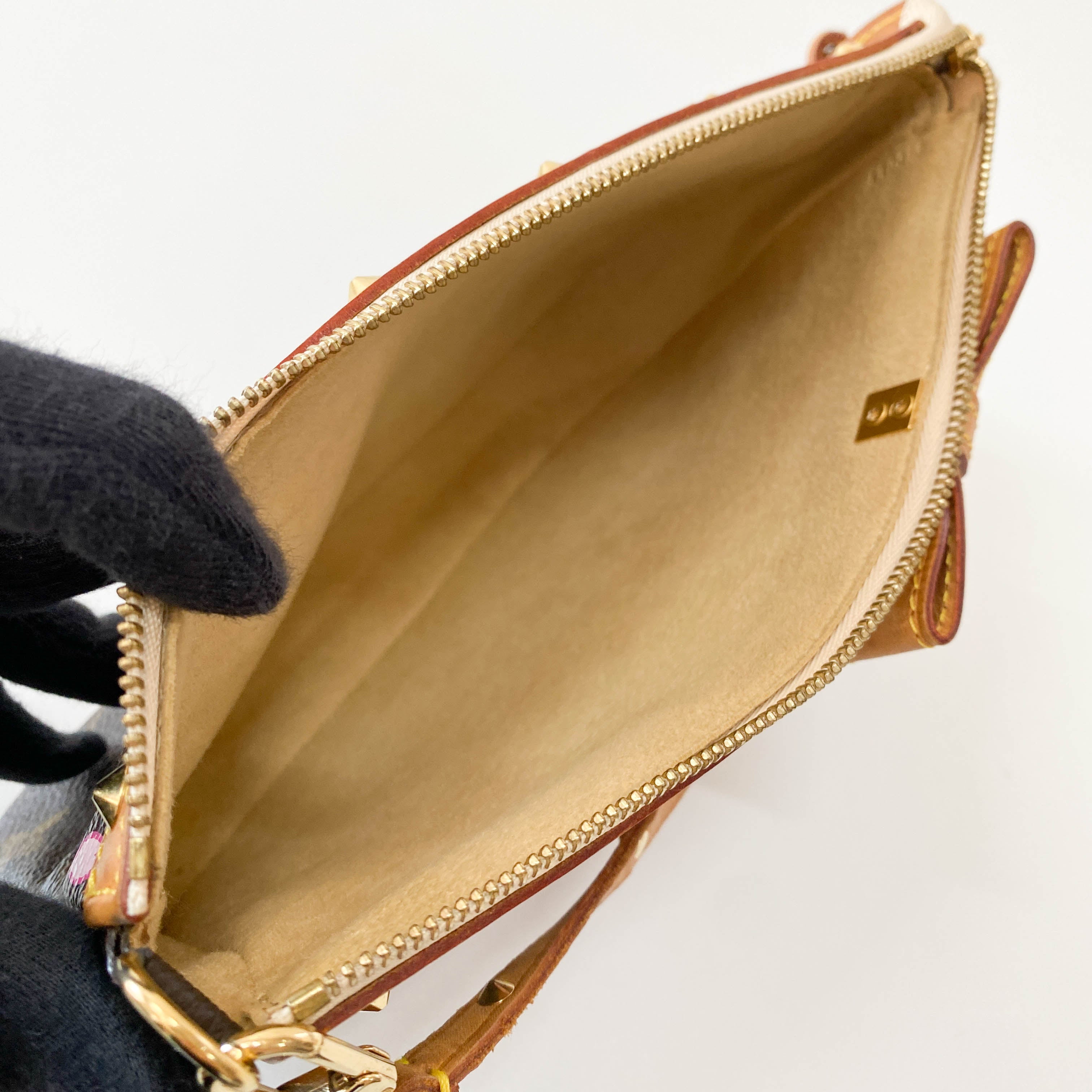 Louis Vuitton x Takashi Murakami Monogram Cherry Blossom Pochette Accessoire M92006