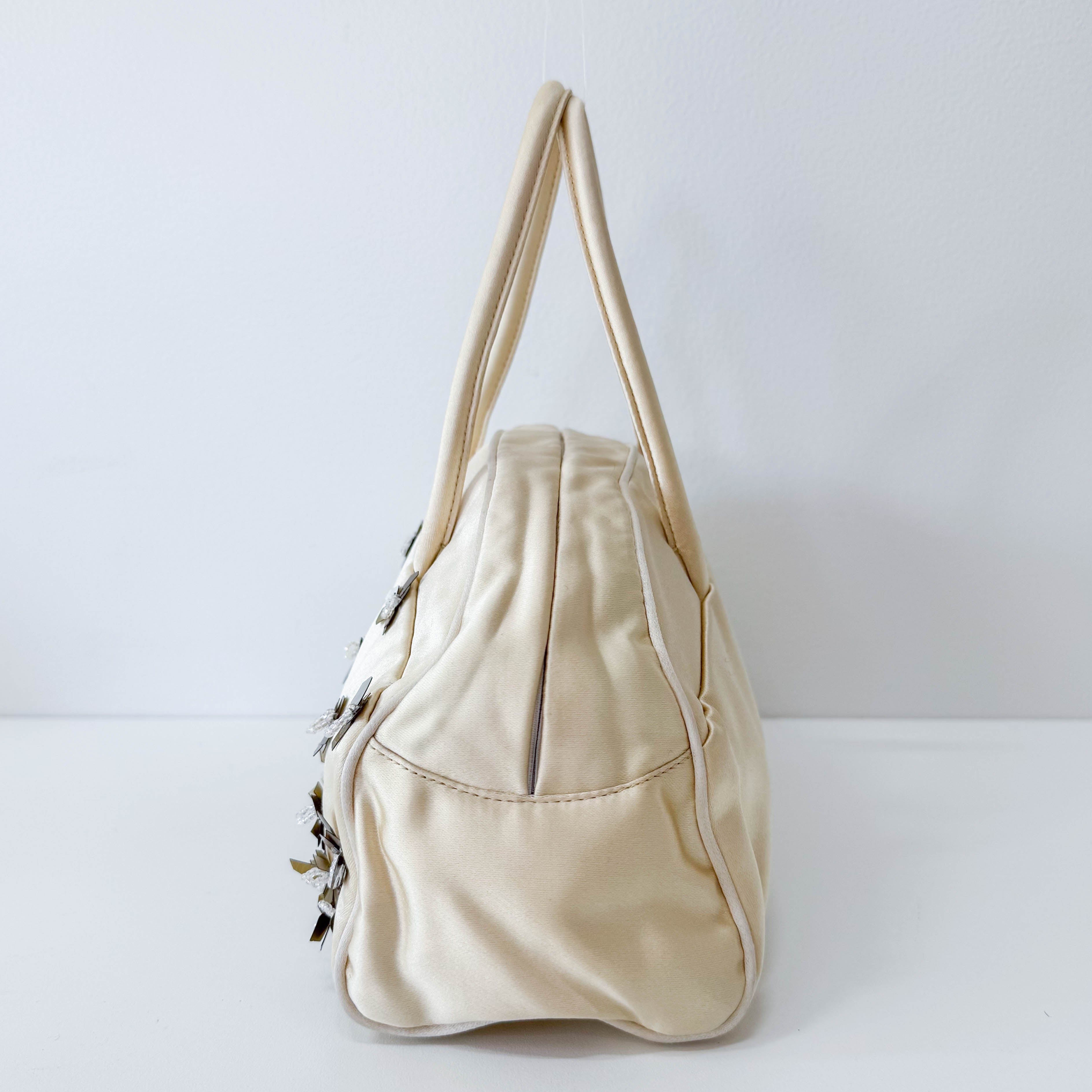 Archive Gold Satin Hand Bag