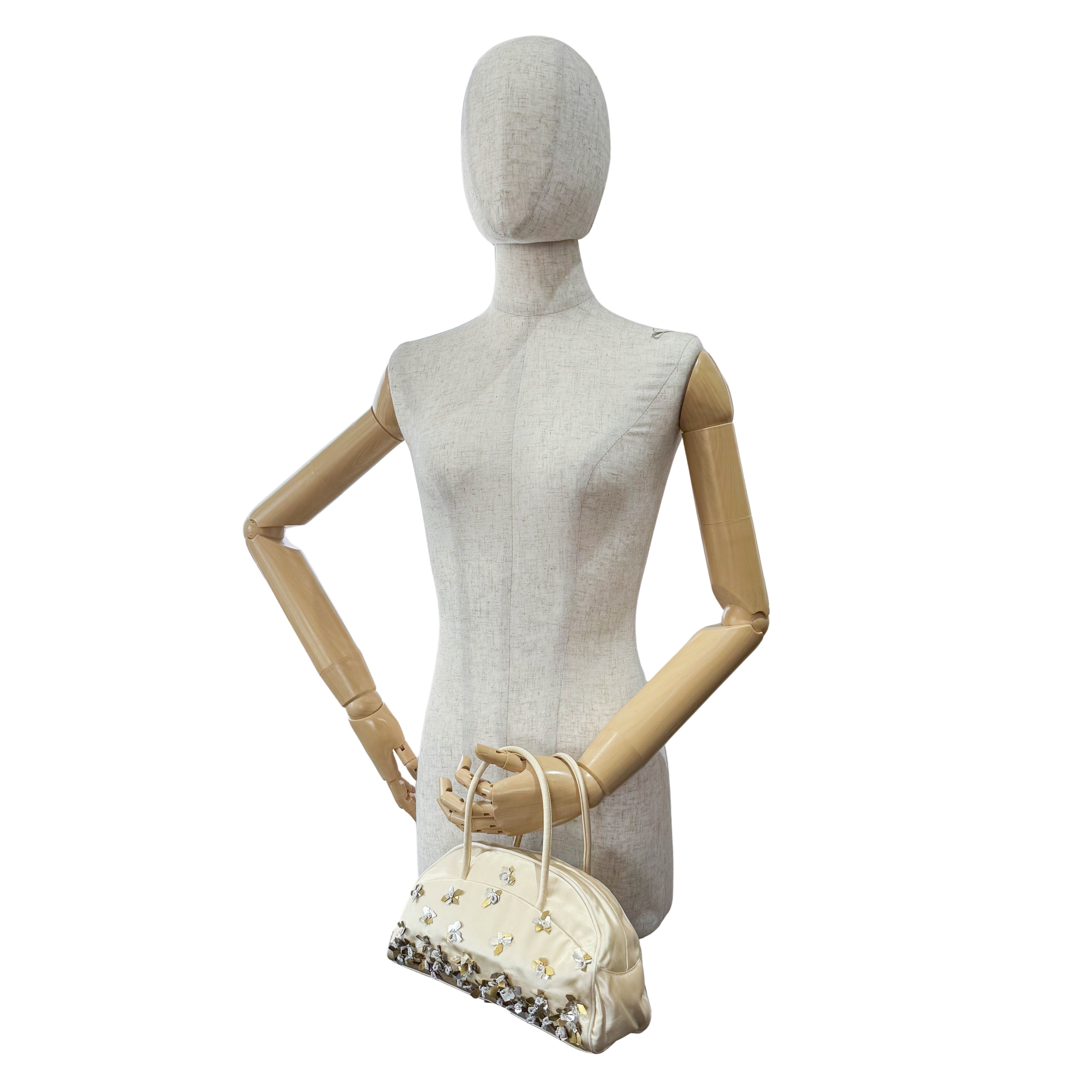 Archive Gold Satin Hand Bag